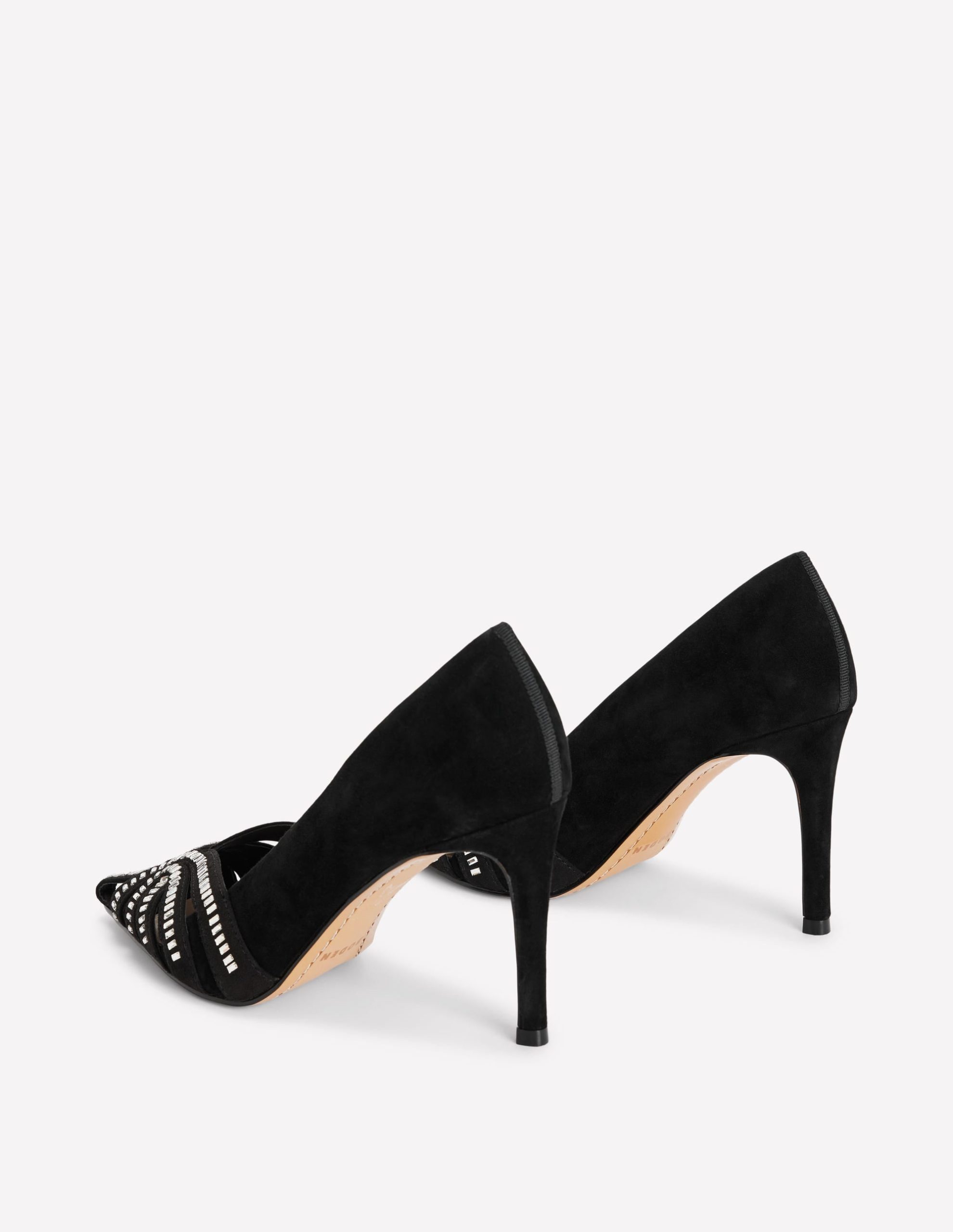 Caged Court Shoes-Black - Image 5