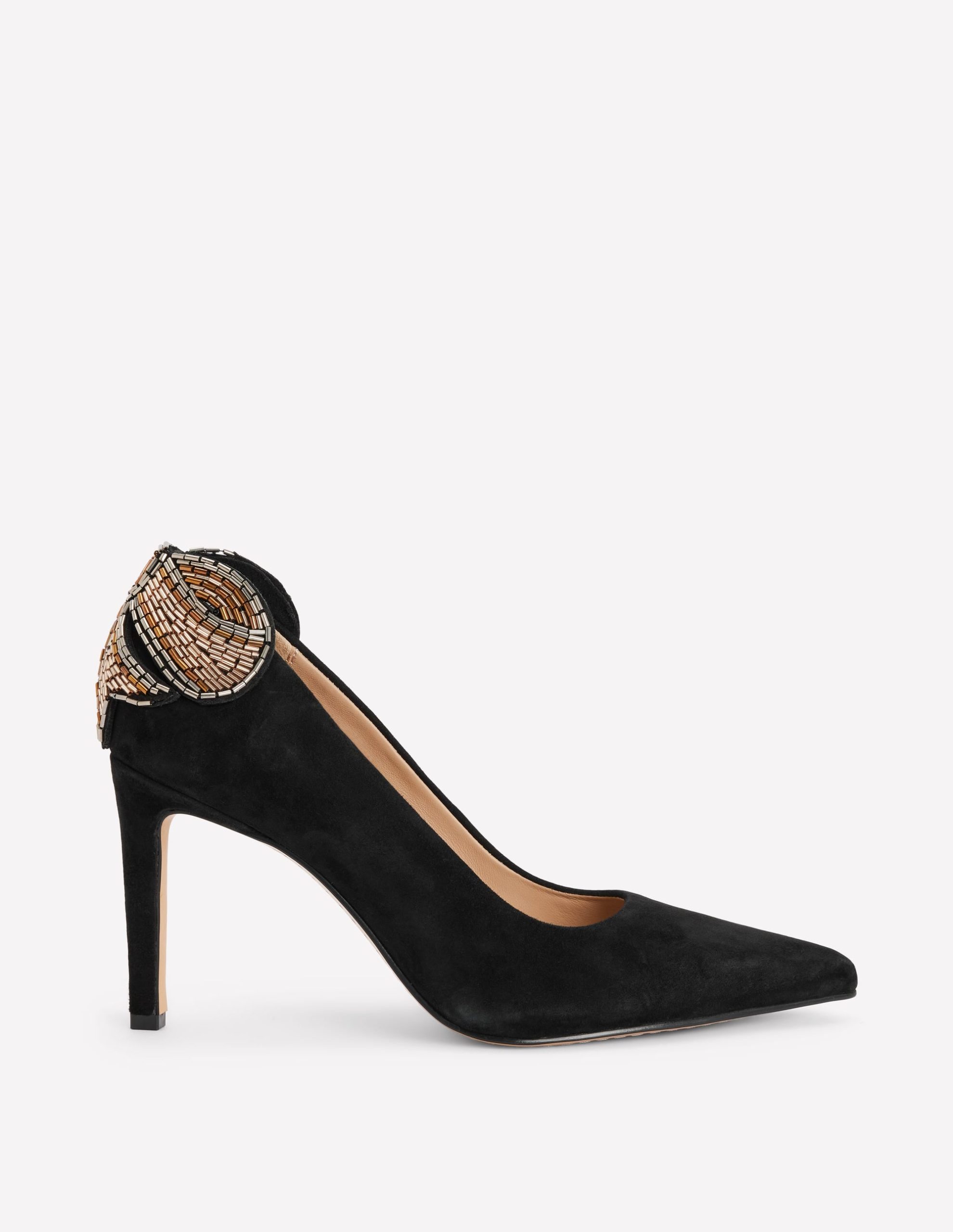 Embellished Court Shoes-Black - Image 2