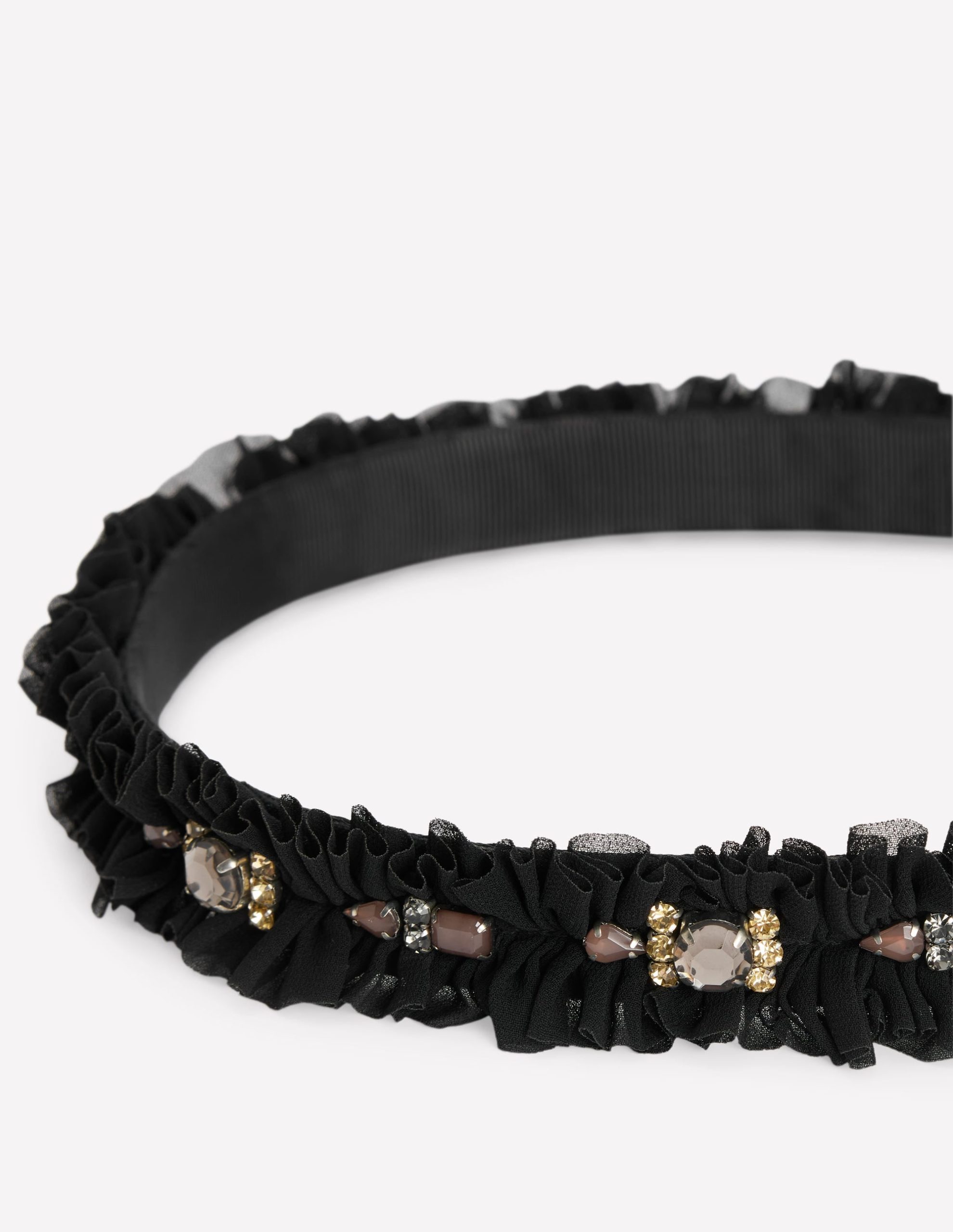 Embellished Tie Belt-Black - Image 3
