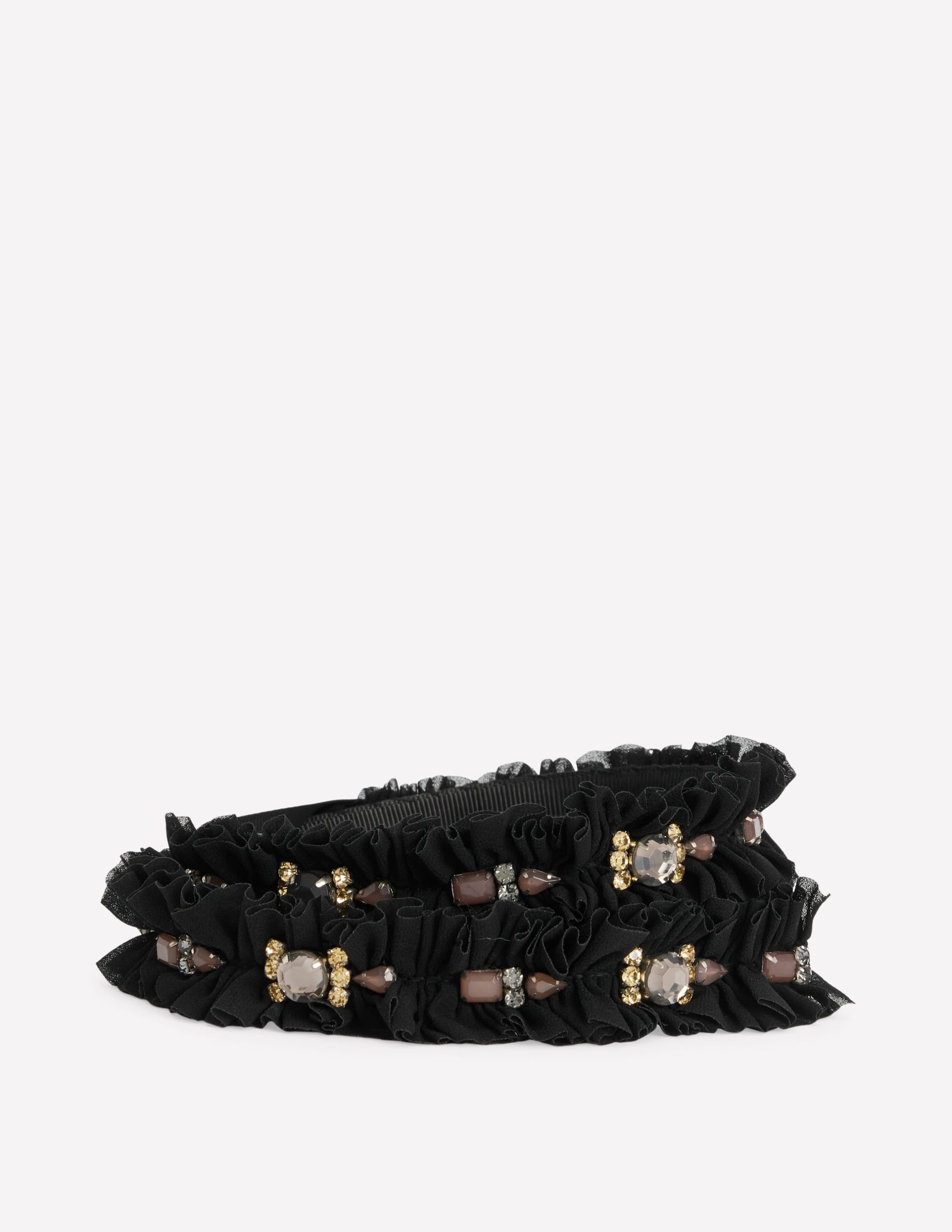 Embellished Tie Belt-Black - Image 2