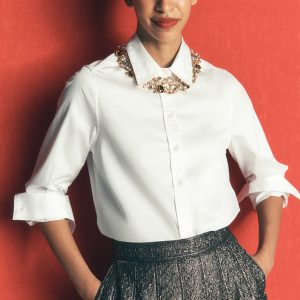 Statement Jewel Necklace-Smoke