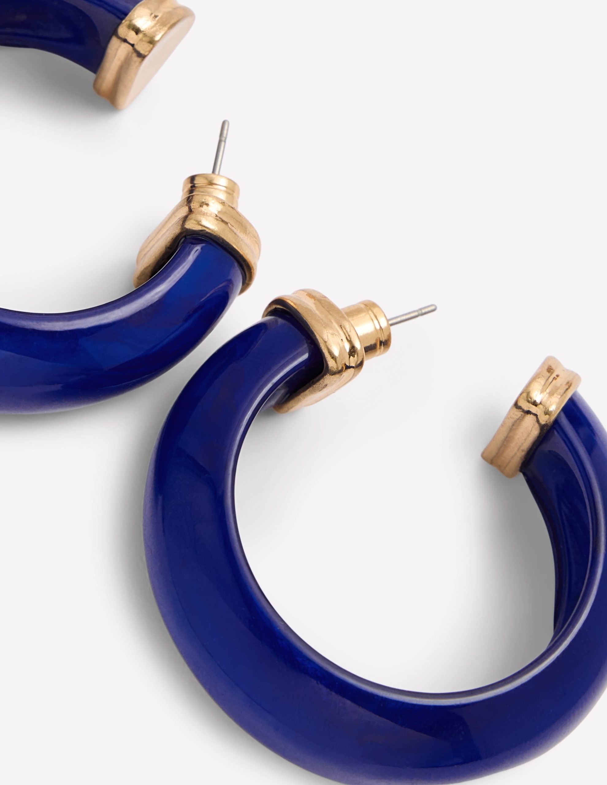 Chunky Resin Hoops-Mottled Blue - Image 4