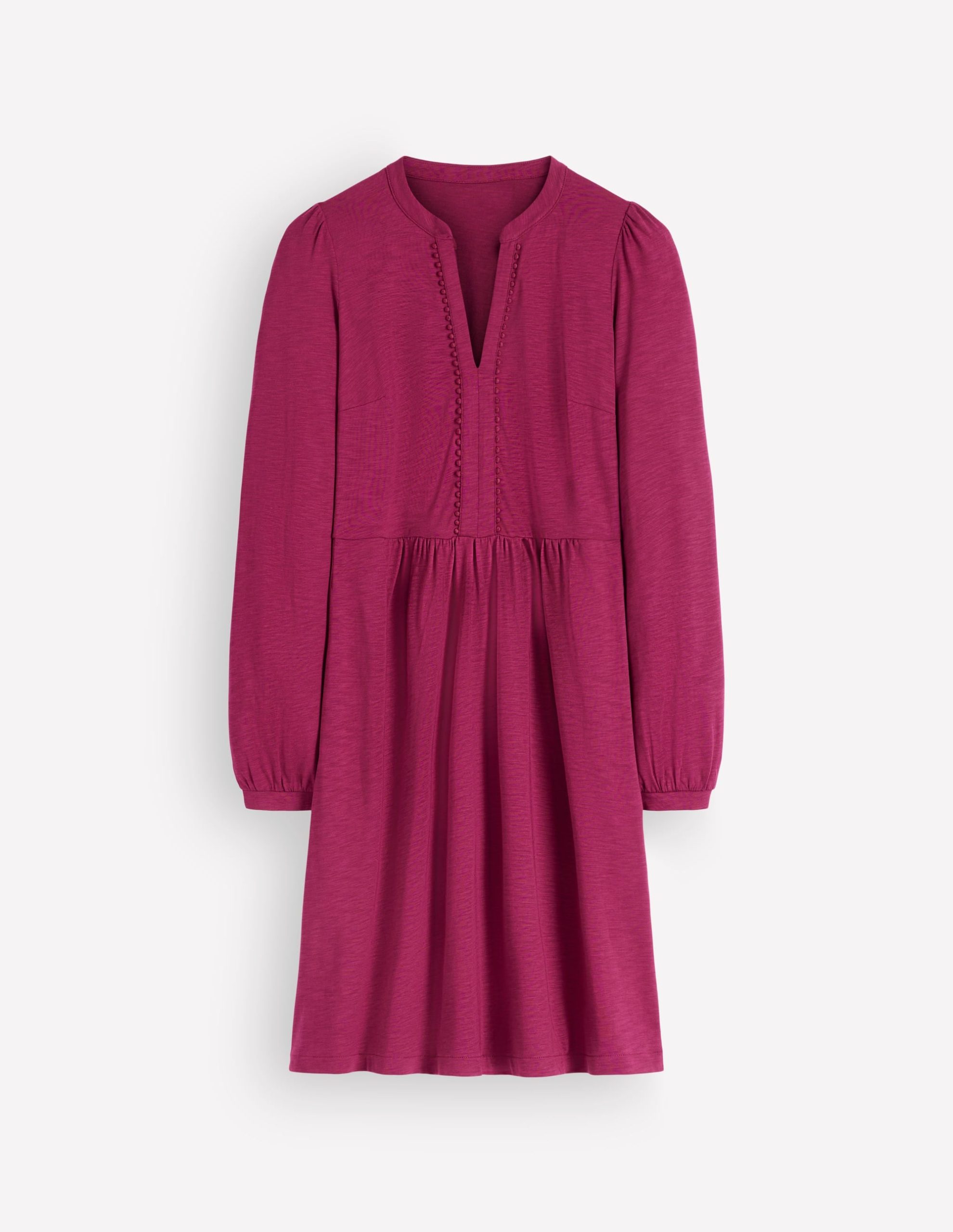 Naomi Relaxed Jersey Dress-Beet Red - Image 5