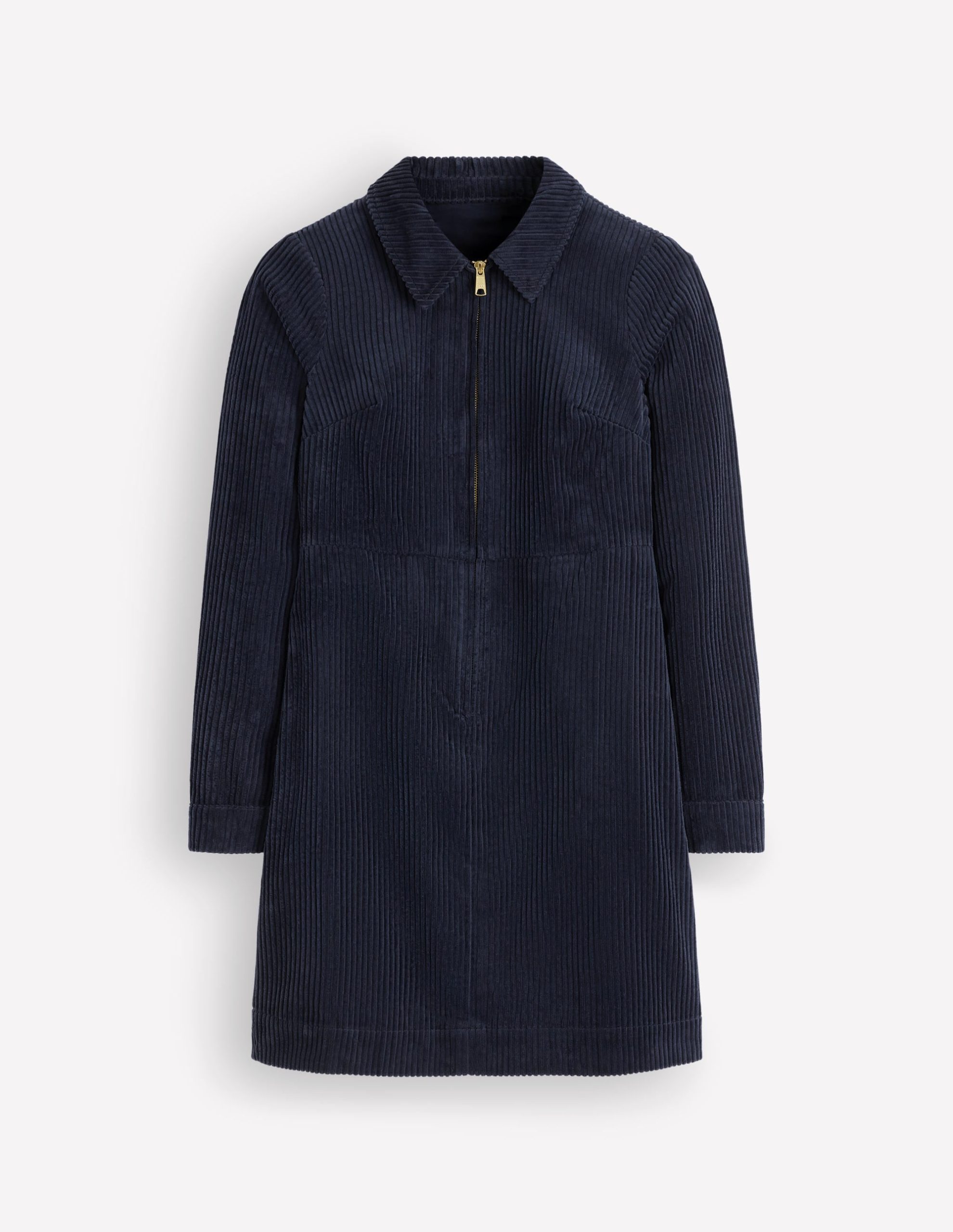 Bronte Cord Short Dress-Navy - Image 6