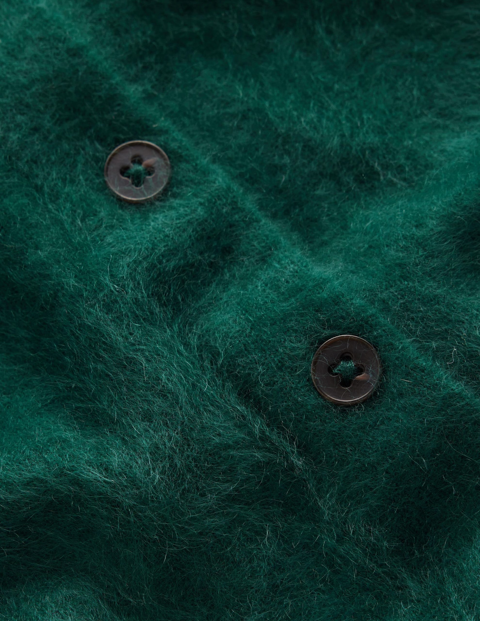 Kat Brushed Cashmere Cardigan-Midnight Teal - Image 6