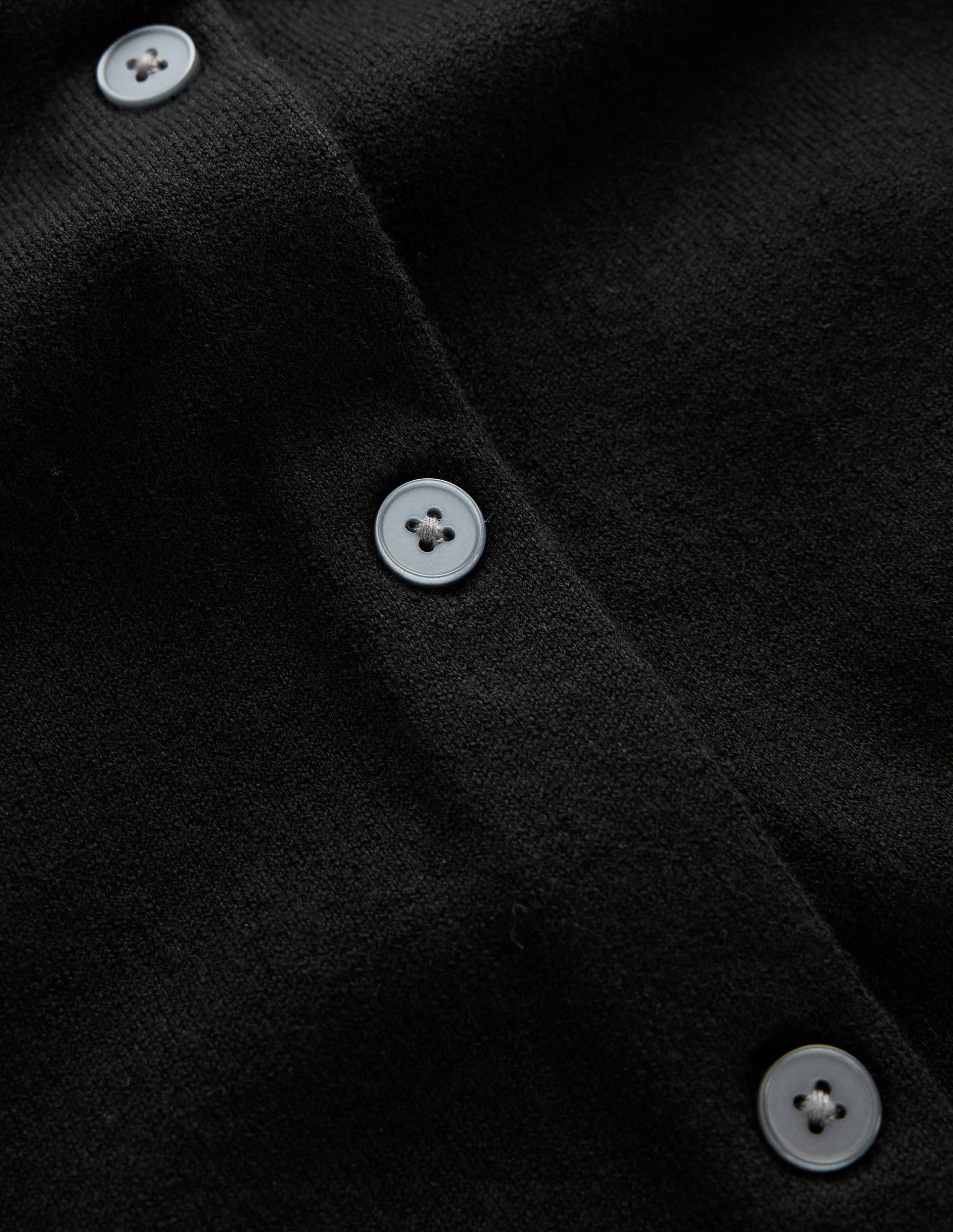 Camilla Cotton Crew Cardigan-Black - Image 6