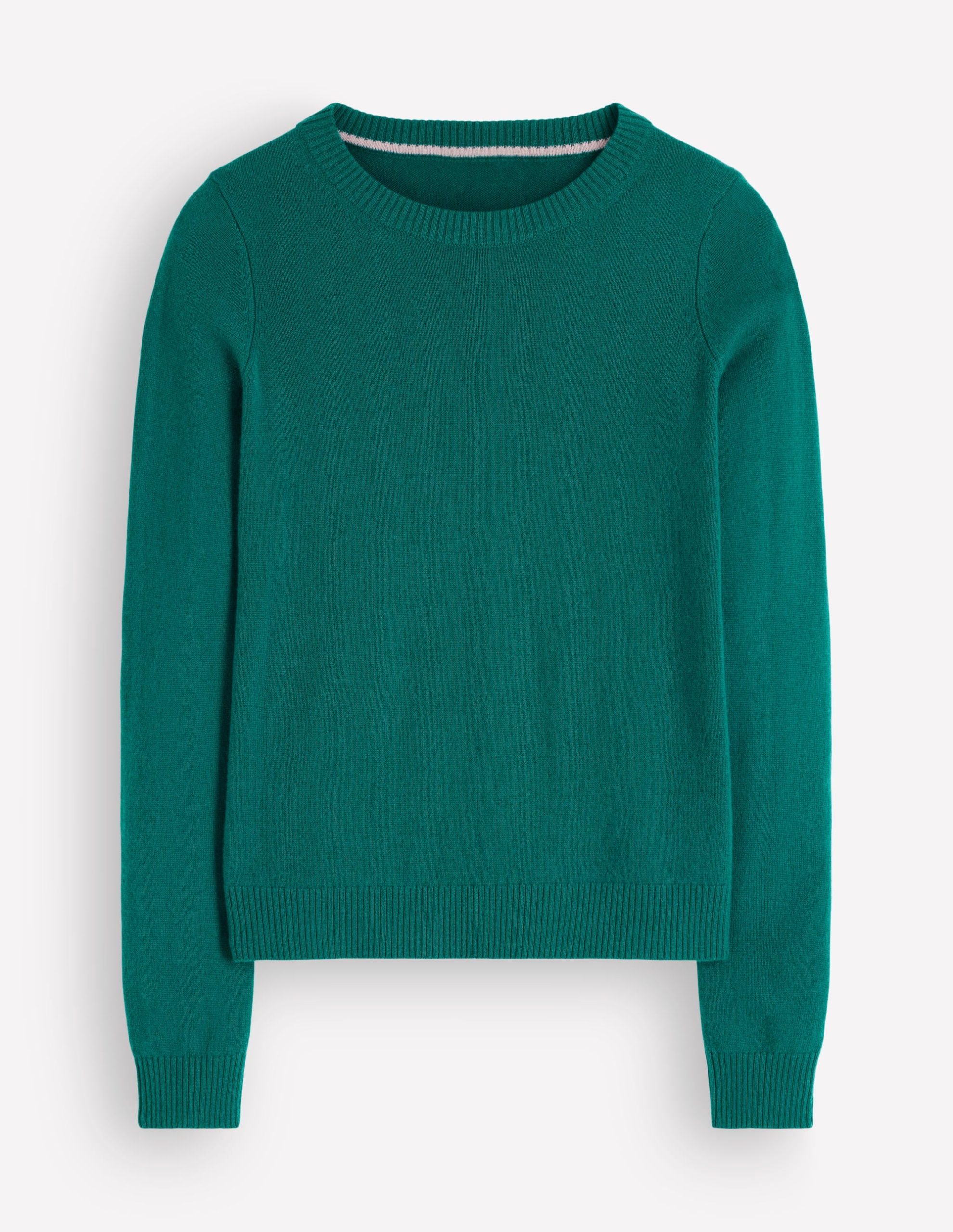 Elsie Cashmere Crew Sweater-Deep Sea Depths - Image 6