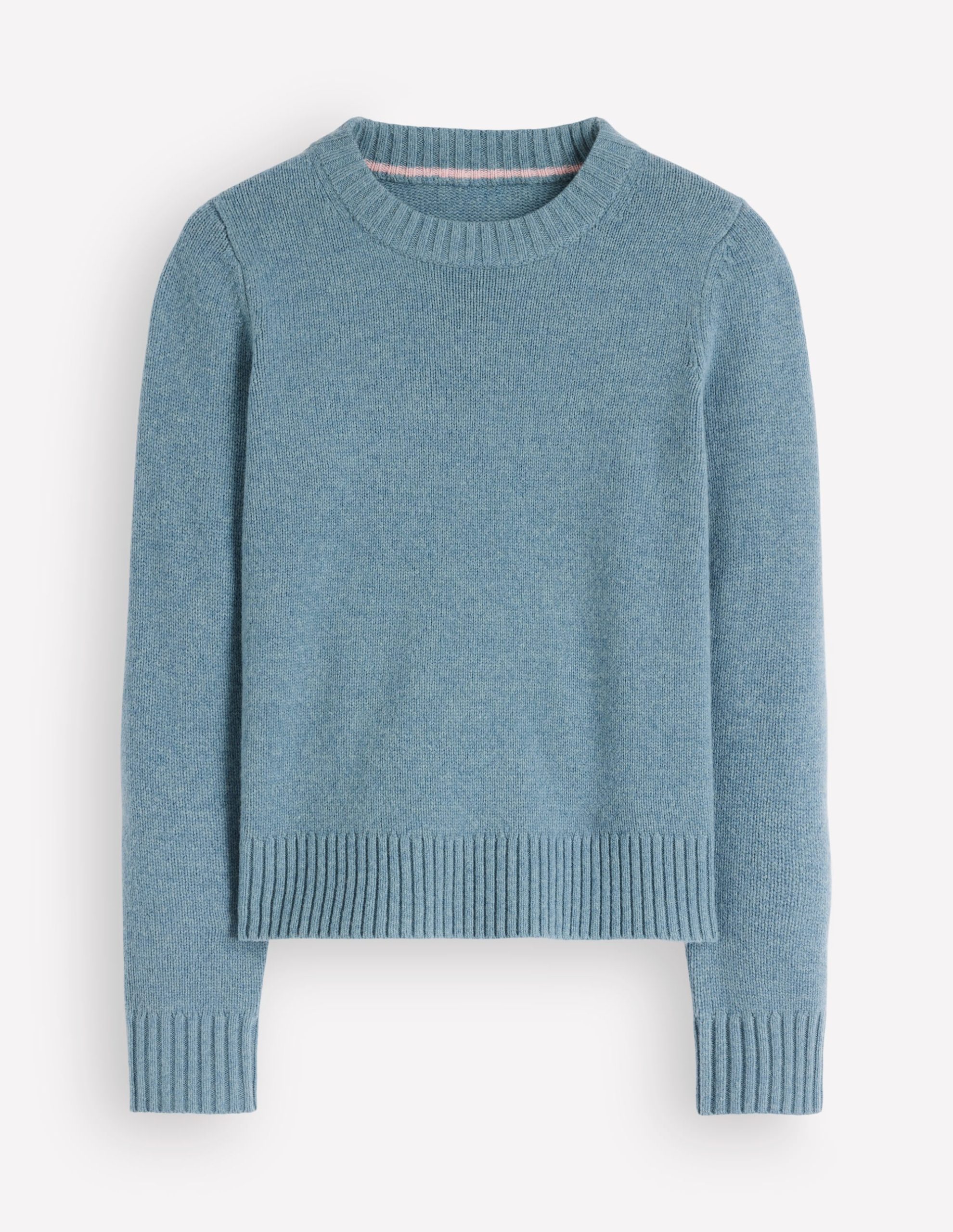 Marta Merino Wool Crew Sweater-Blue Aura - Image 6