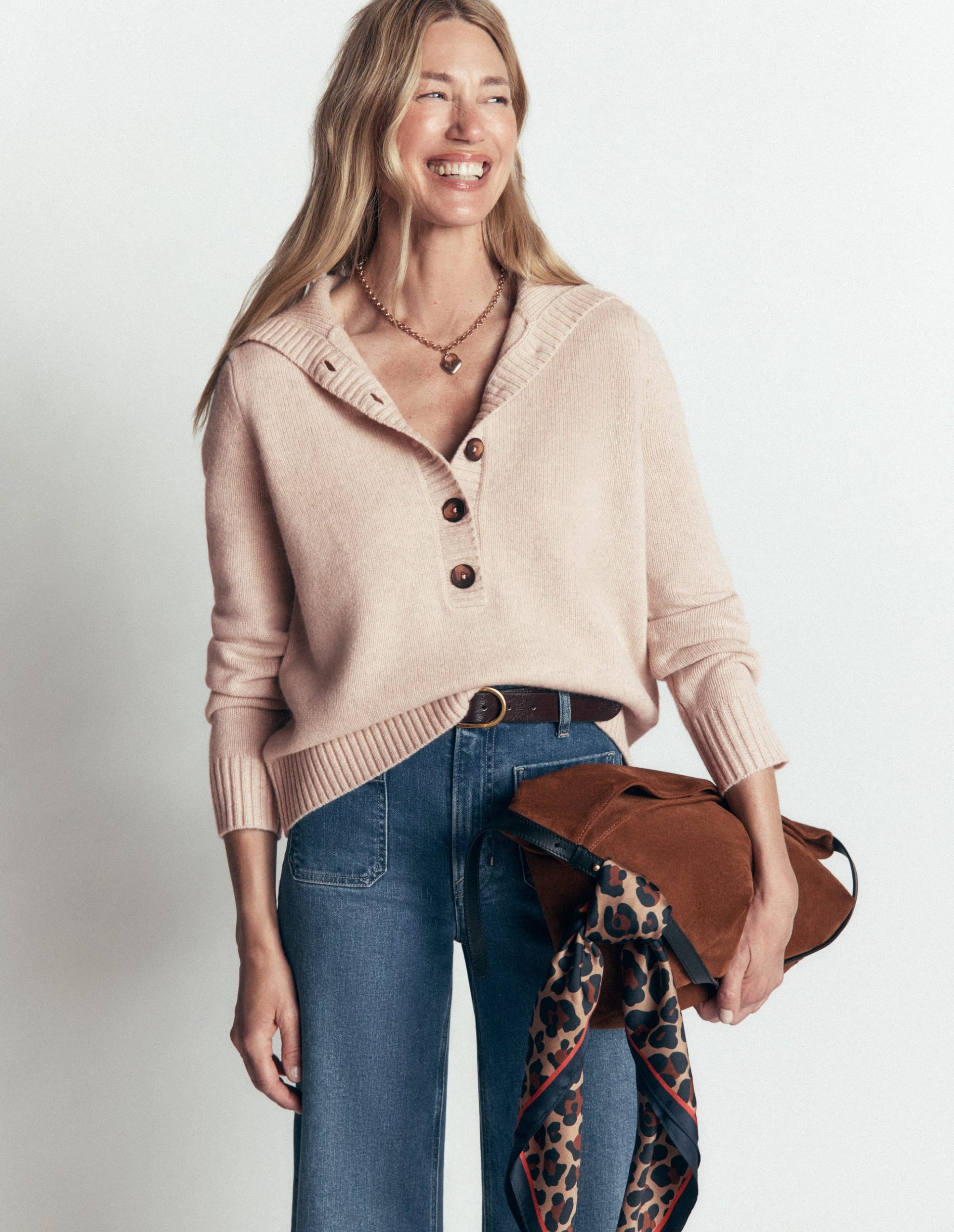 Marta Merino Wool Sailor Top-Barley