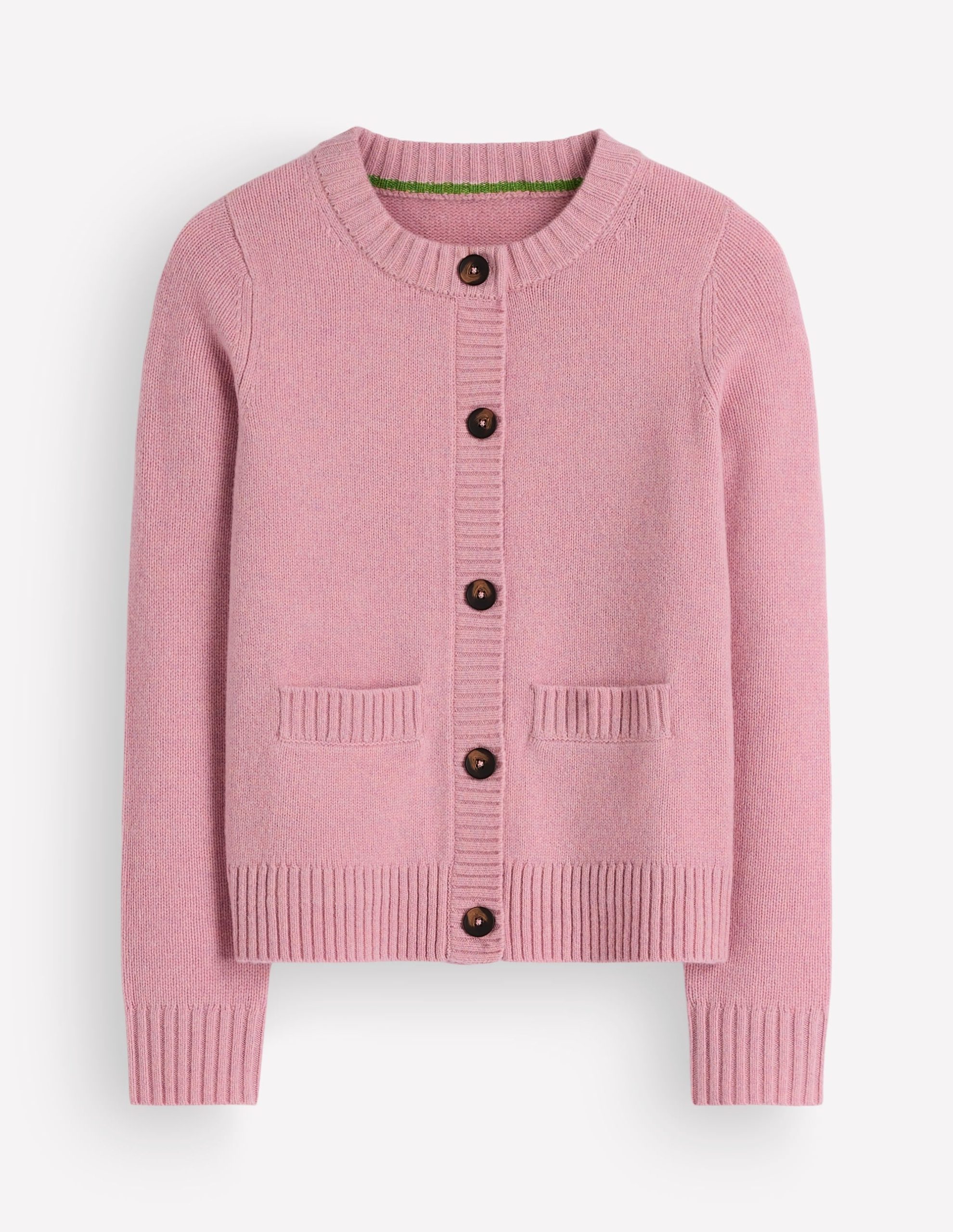 Marta Merino Wool Cardigan-Spring Blossom Pink - Image 6