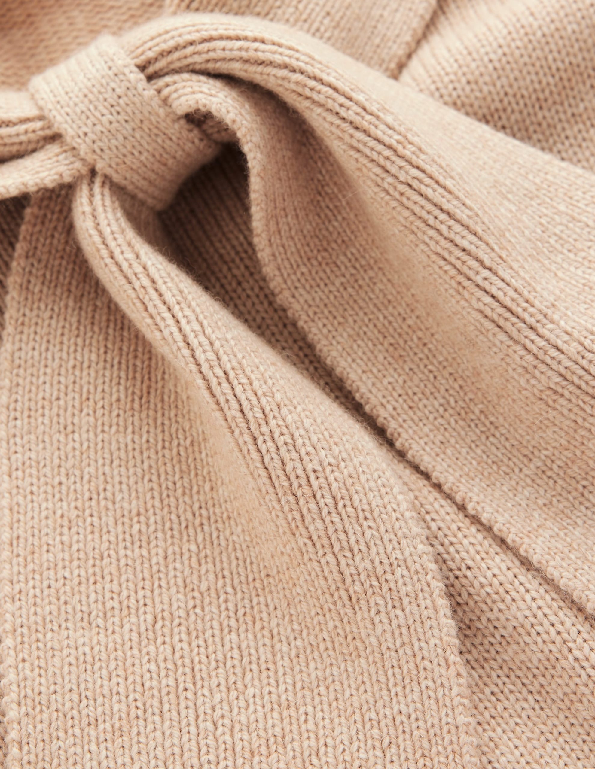 Lydia Tie Neck Knitted Sweater-Chinchilla Melange - Image 7