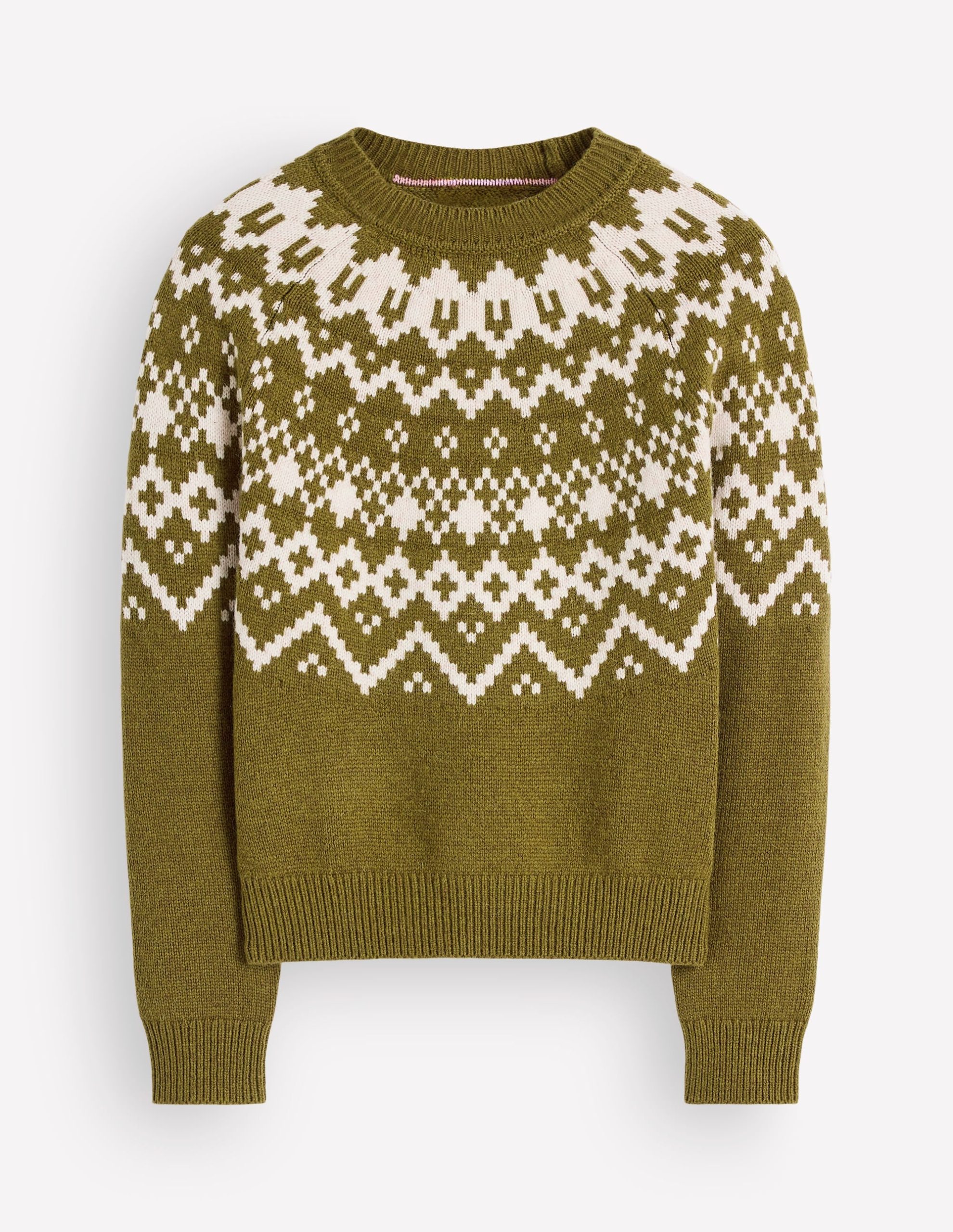 Mae Fair Isle Knitted Sweater-Cross Country - Image 8