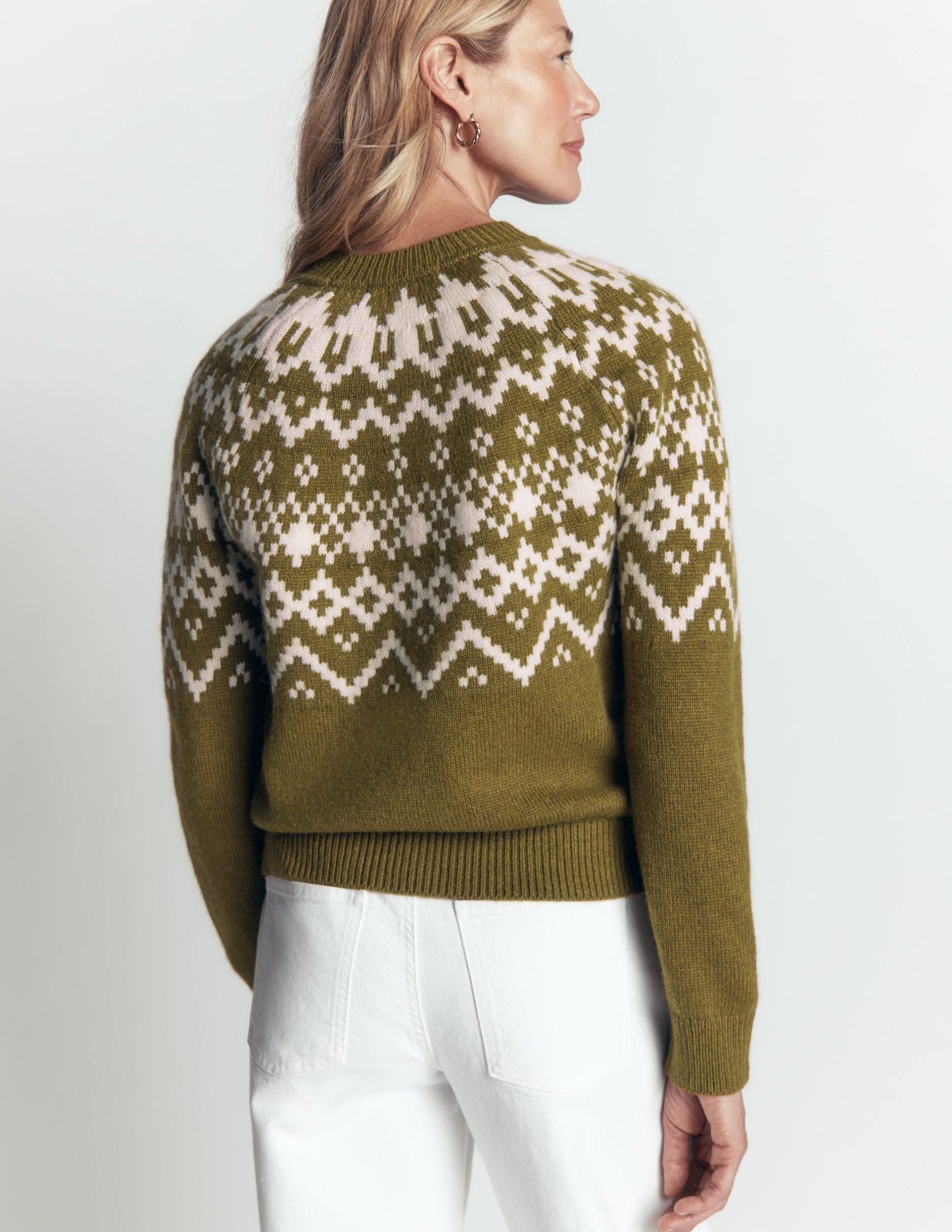 Mae Fair Isle Knitted Sweater-Cross Country - Image 4