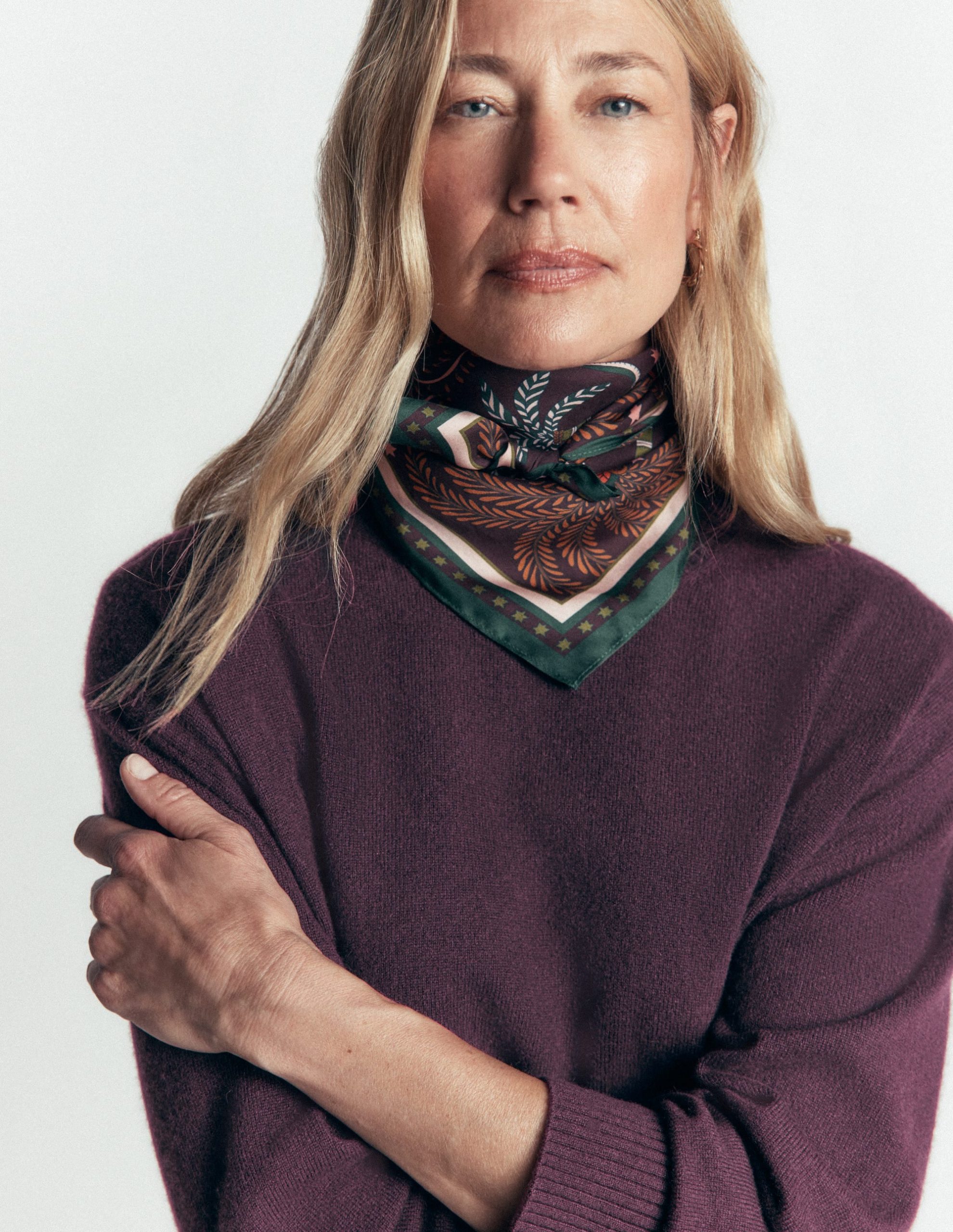 Fay Cashmere Crew Neck Sweater-Winetasting - Image 2