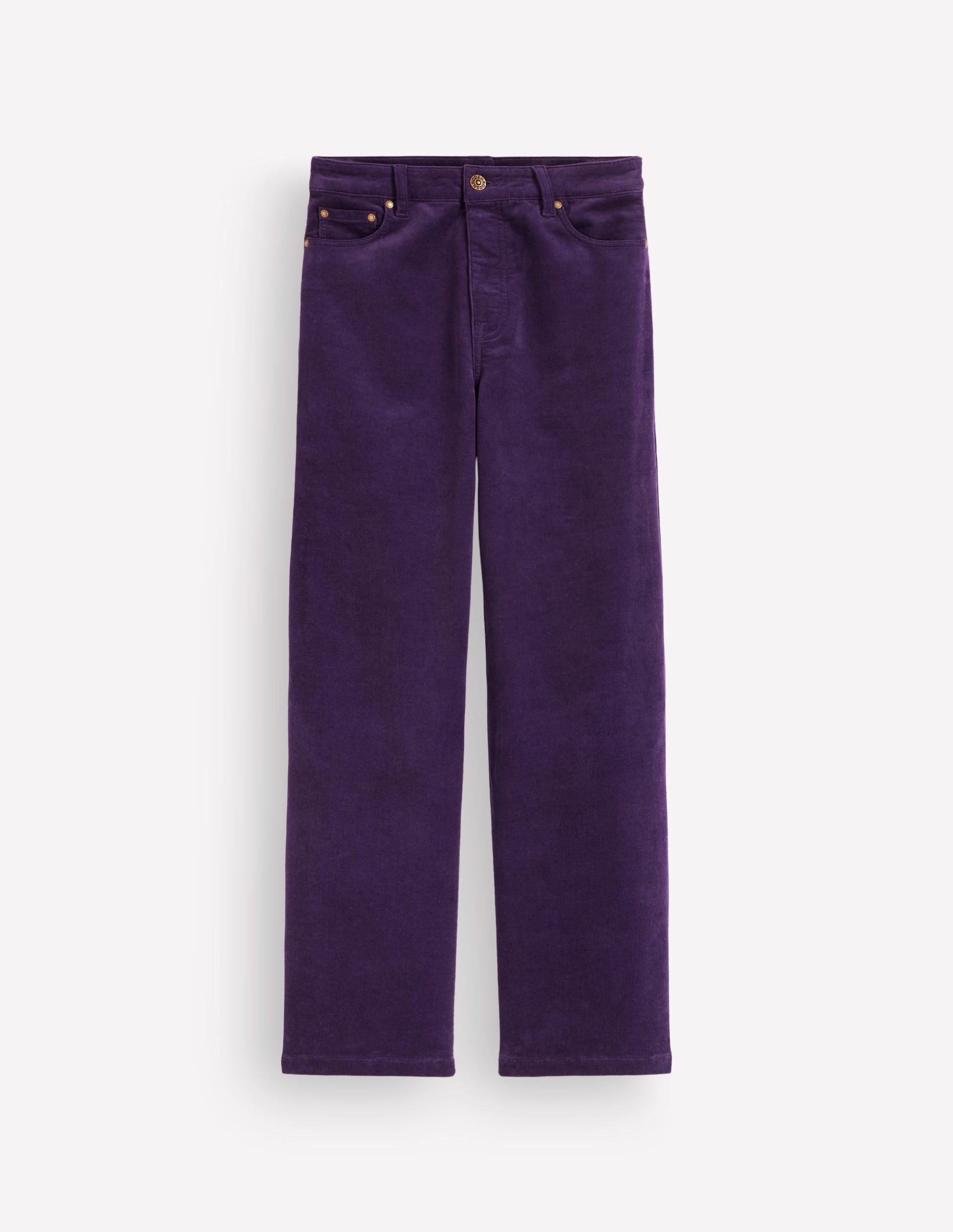 5-Pocket Cord Column Jeans-Deep Grape - Image 6