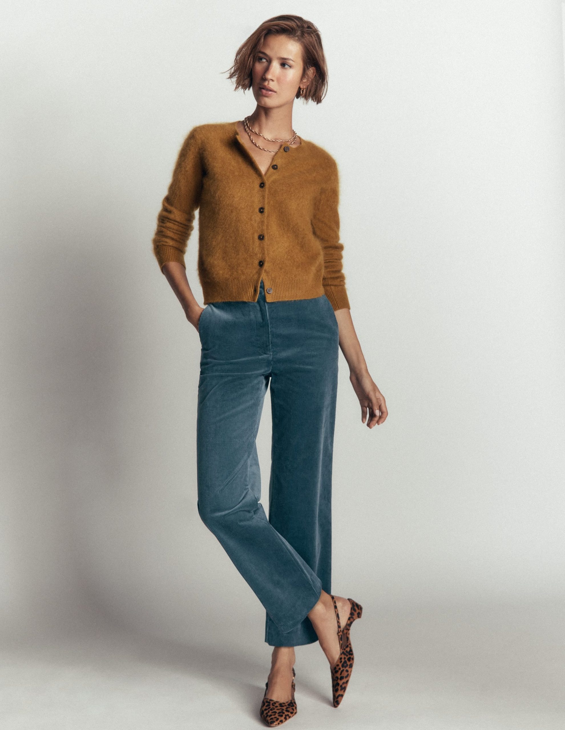 Canonbury Cord Pants-Storm Blue - Image 2