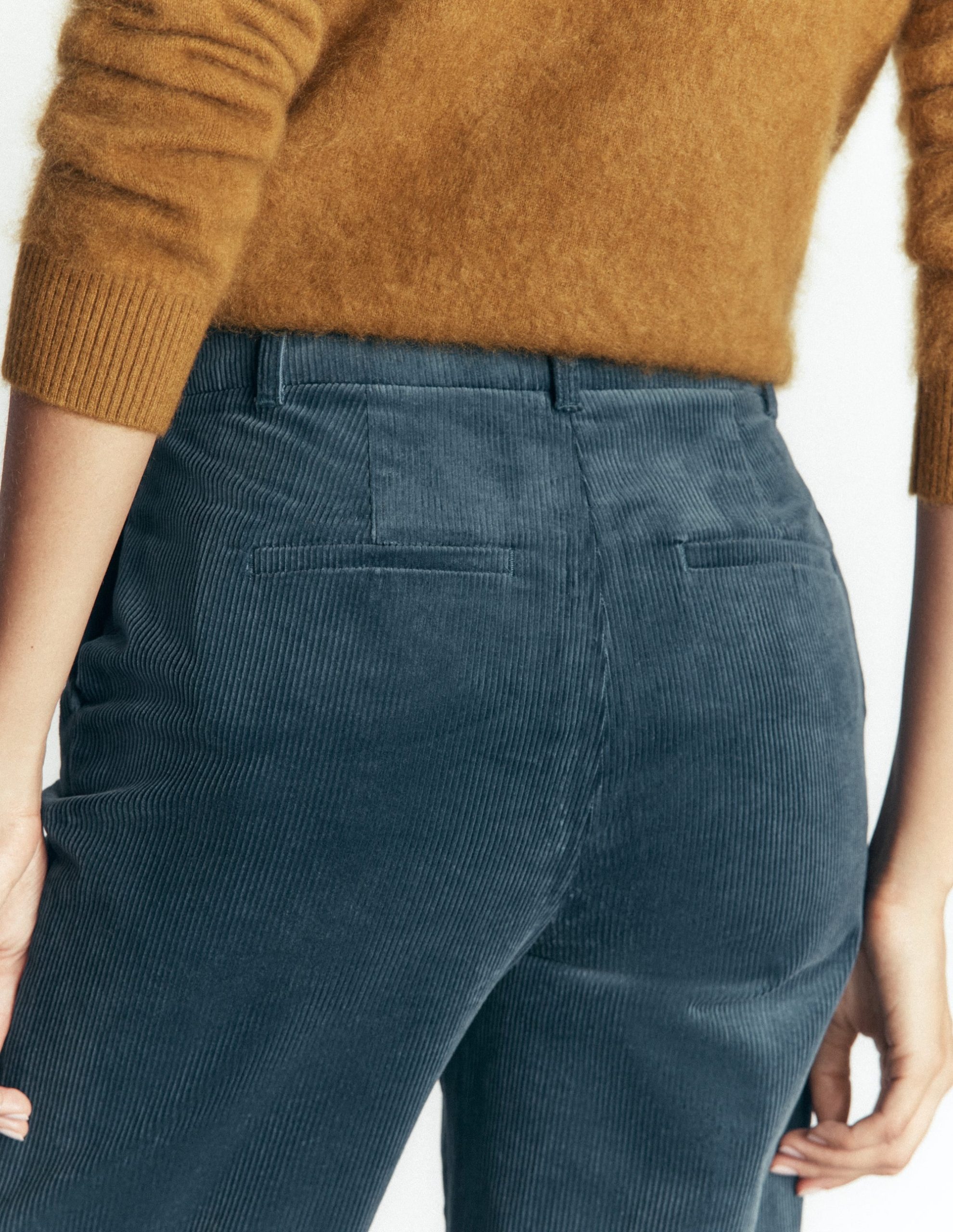 Canonbury Cord Pants-Storm Blue - Image 6