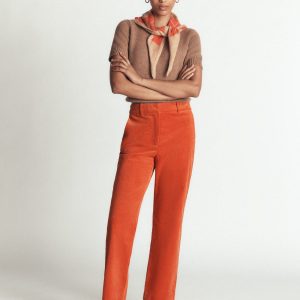 Canonbury Cord Pants-Spiced Ginger