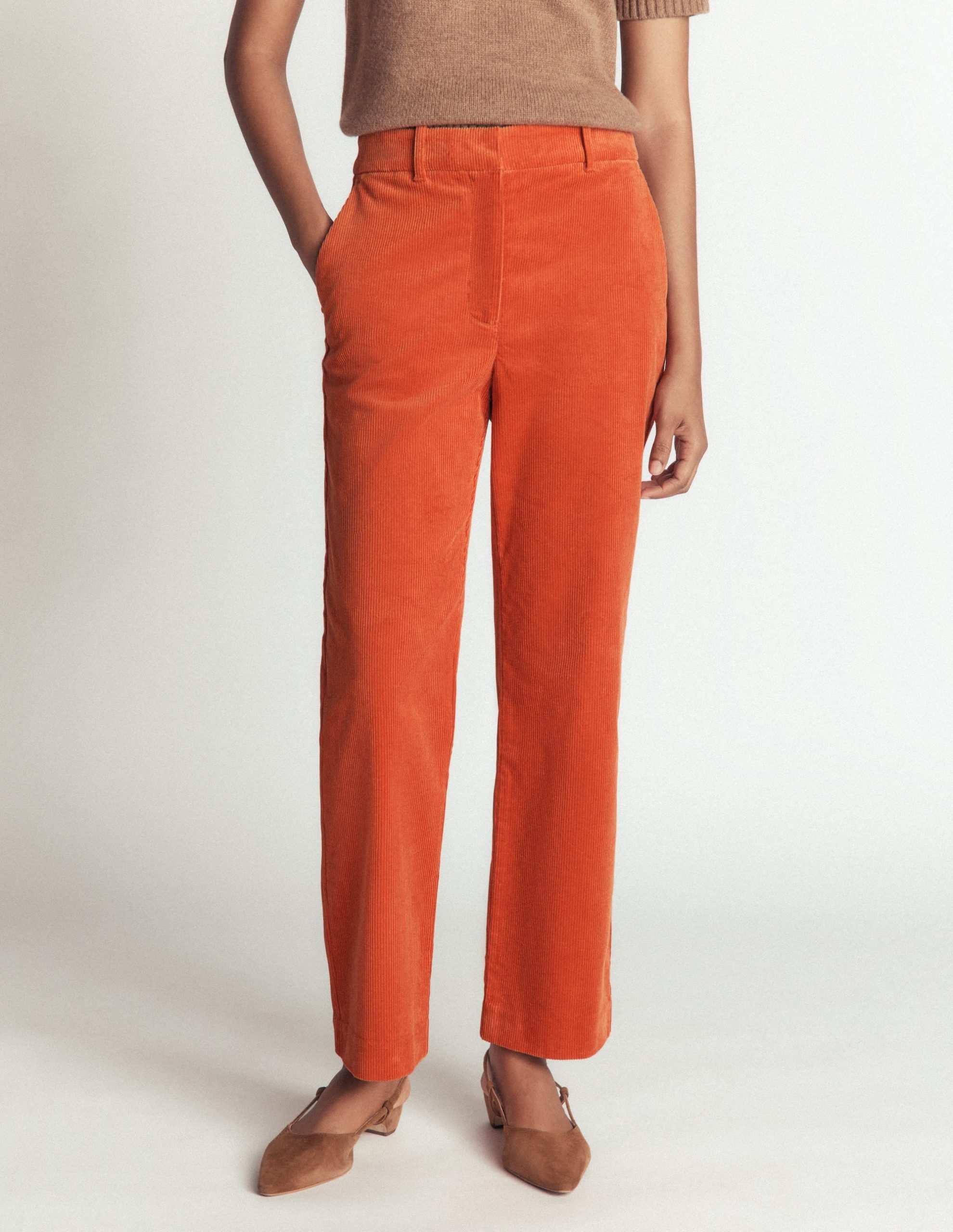 Canonbury Cord Pants-Spiced Ginger - Image 4