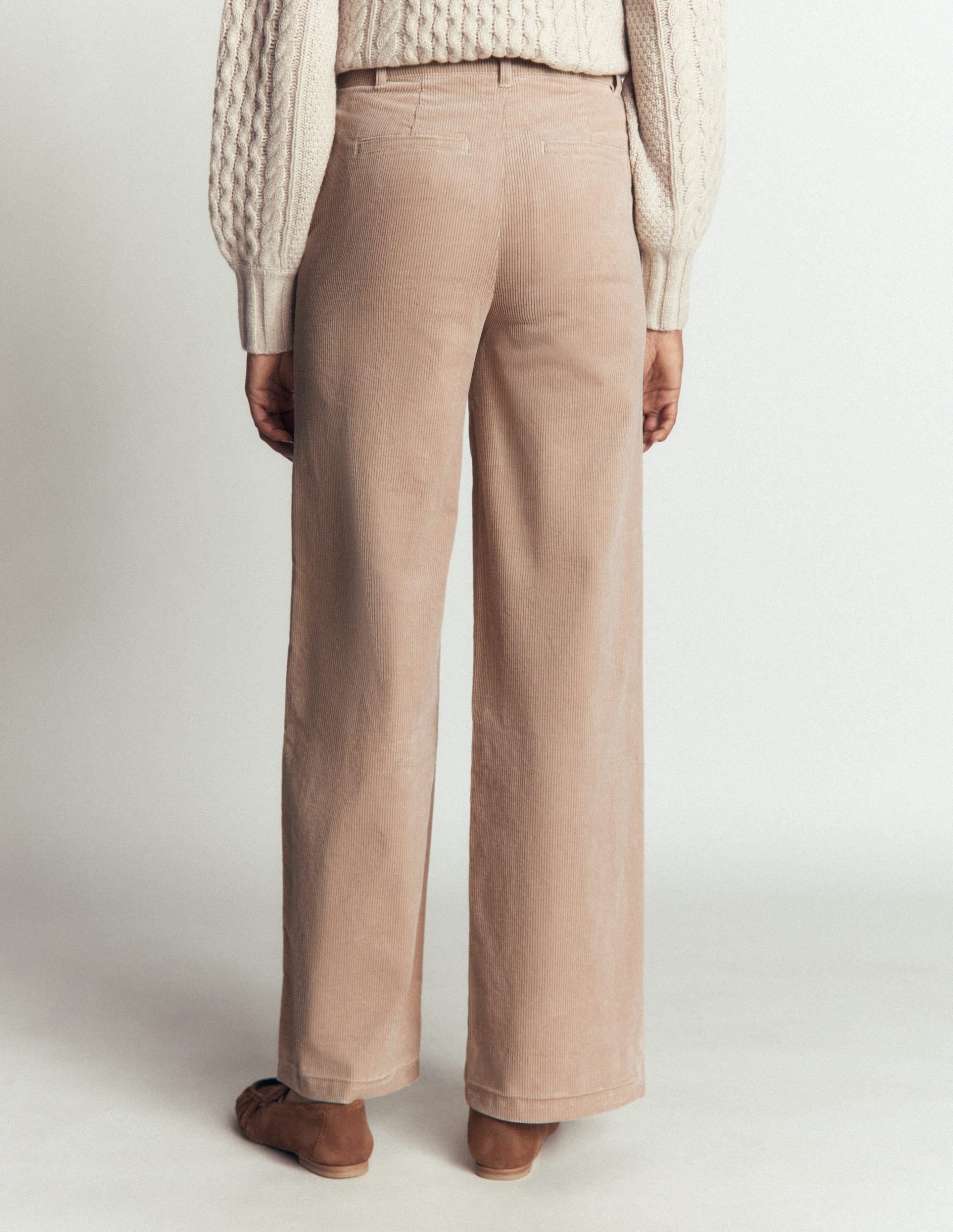 Belgravia Cord Pants-Latte - Image 4