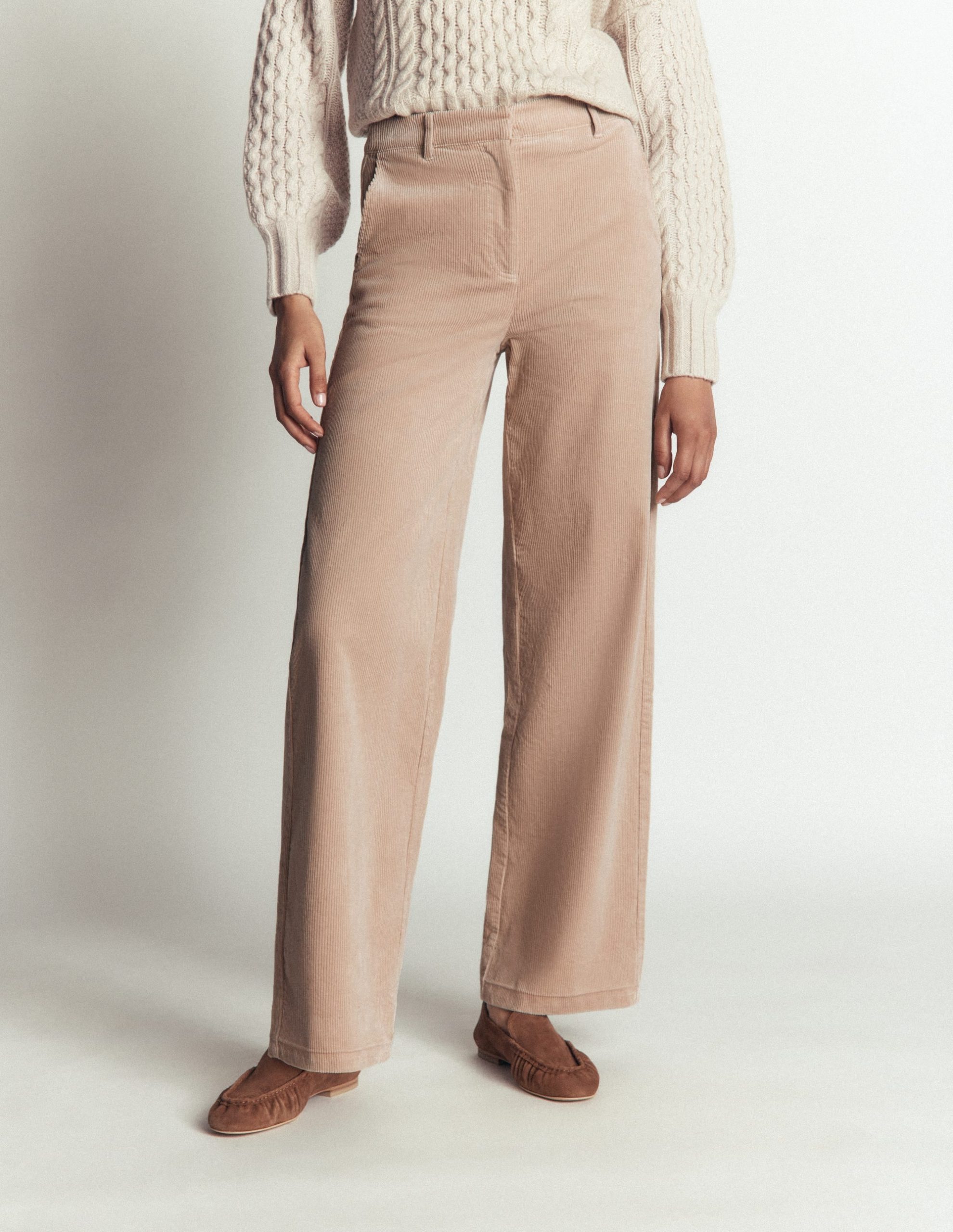 Belgravia Cord Pants-Latte - Image 5