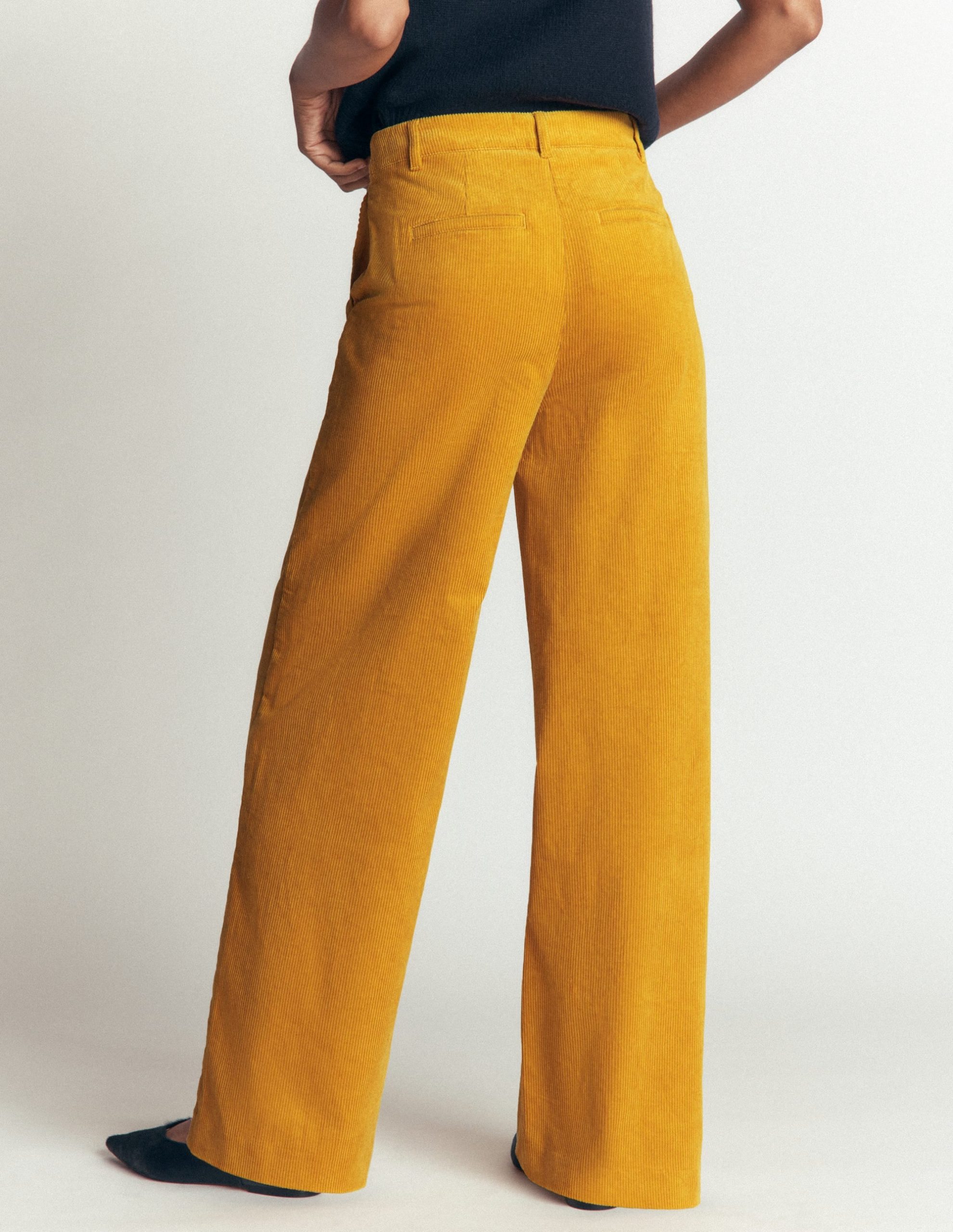 Belgravia Cord Pants-Golden Rye - Image 4