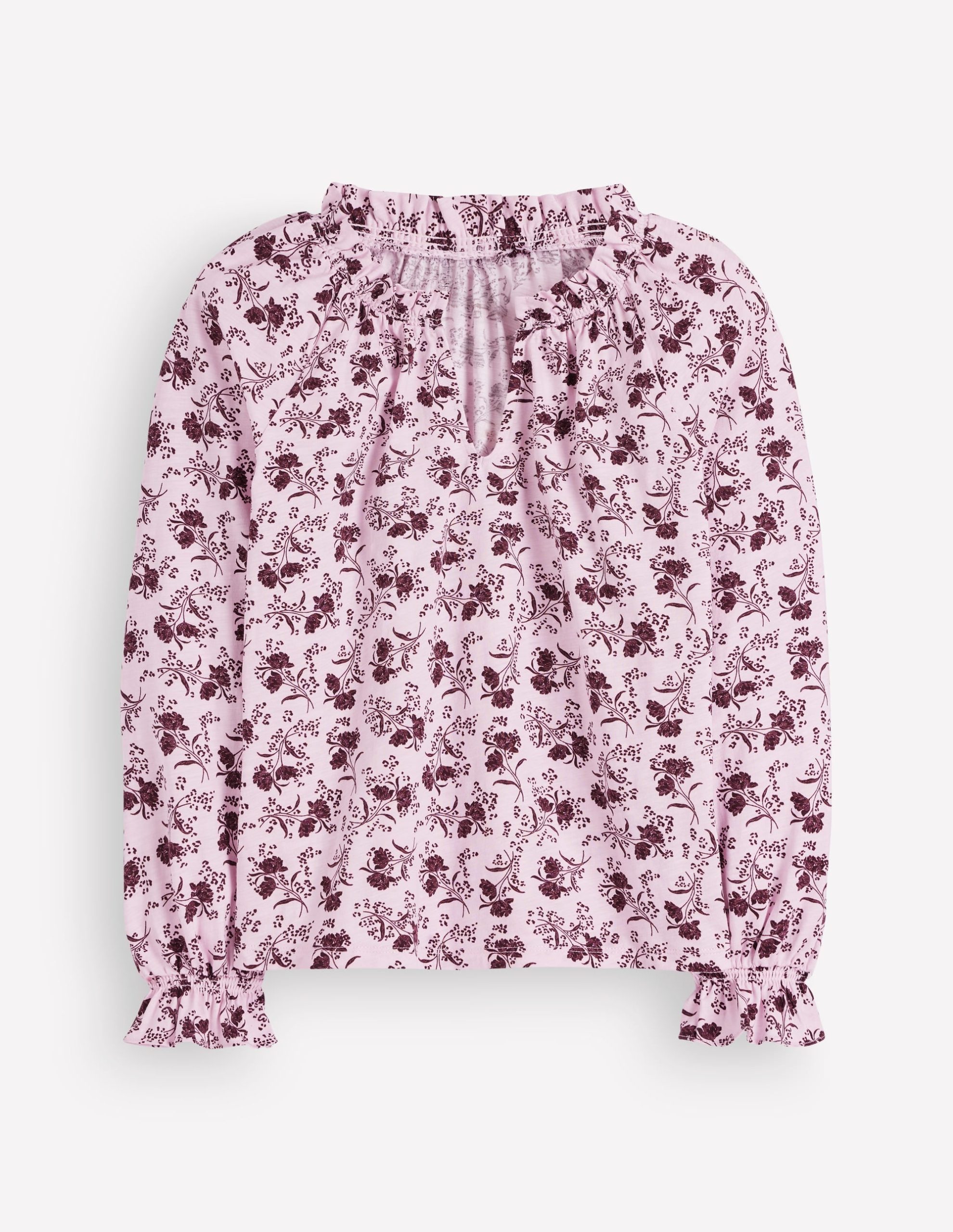 Pia Ruffle Detail Top-Light Lilac. Enchanted Springs - Image 8