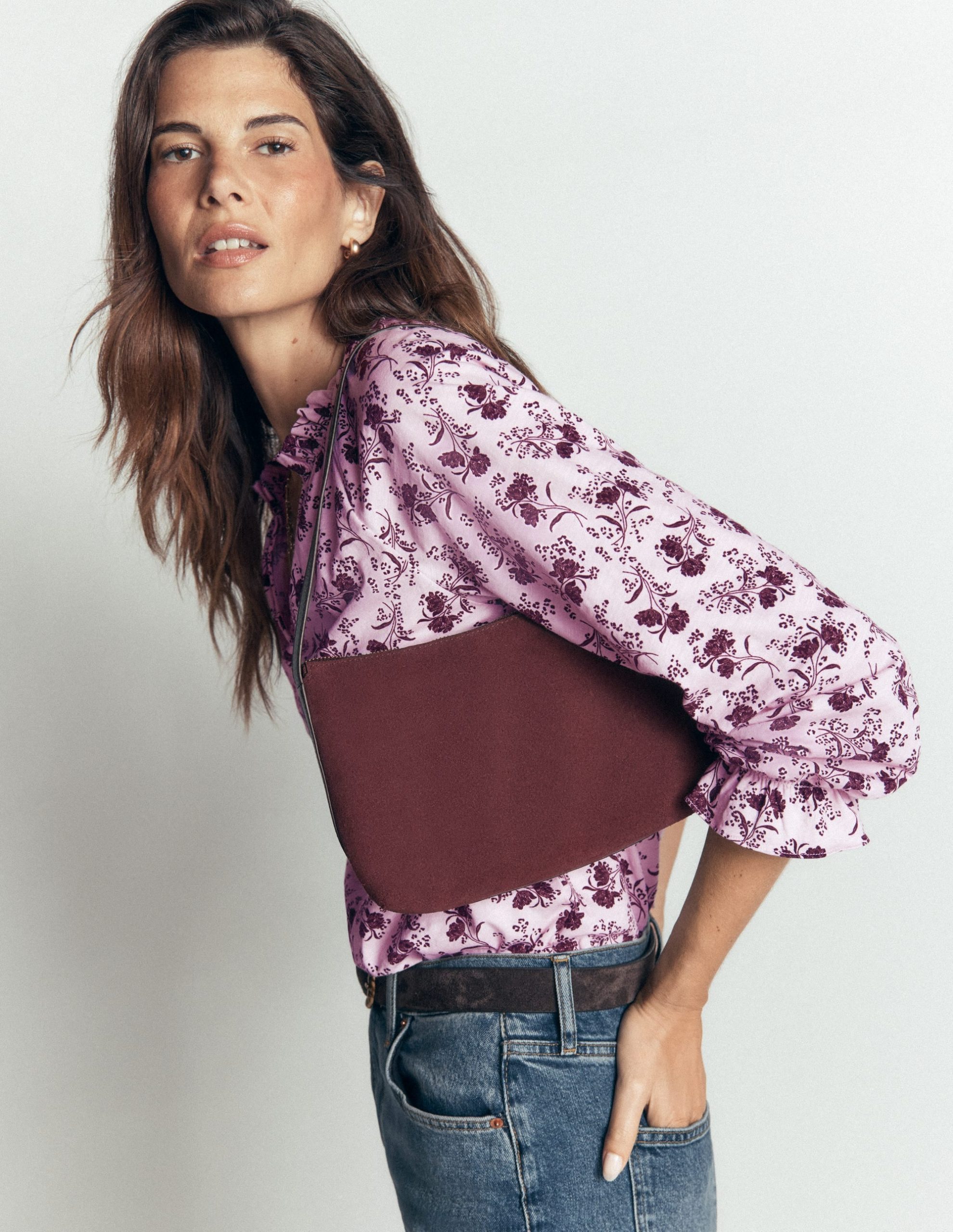 Pia Ruffle Detail Top-Light Lilac. Enchanted Springs - Image 7