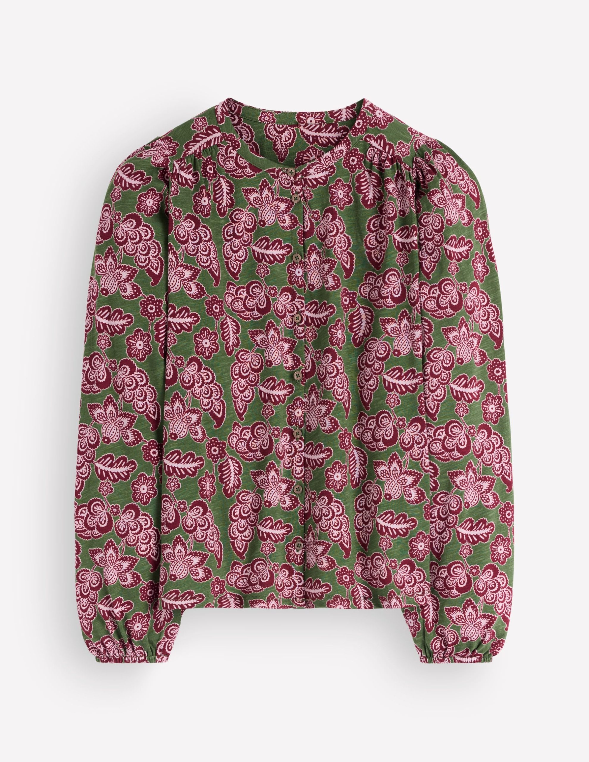 Ara Jersey Shirt-Chive. Tickled Meadows - Image 6
