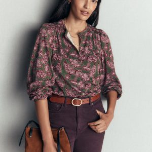Ara Jersey Shirt-Chive. Tickled Meadows