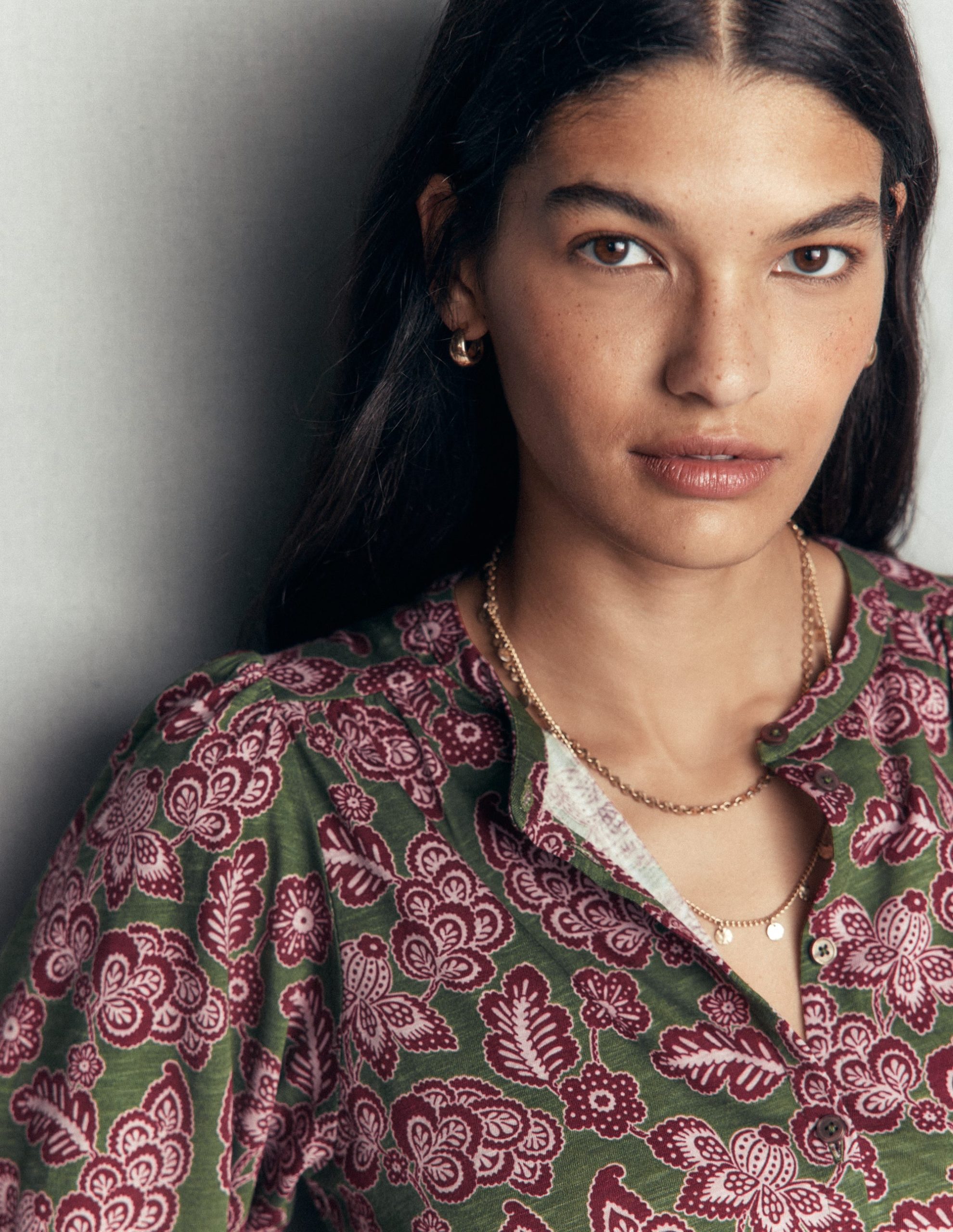 Ara Jersey Shirt-Chive. Tickled Meadows - Image 5