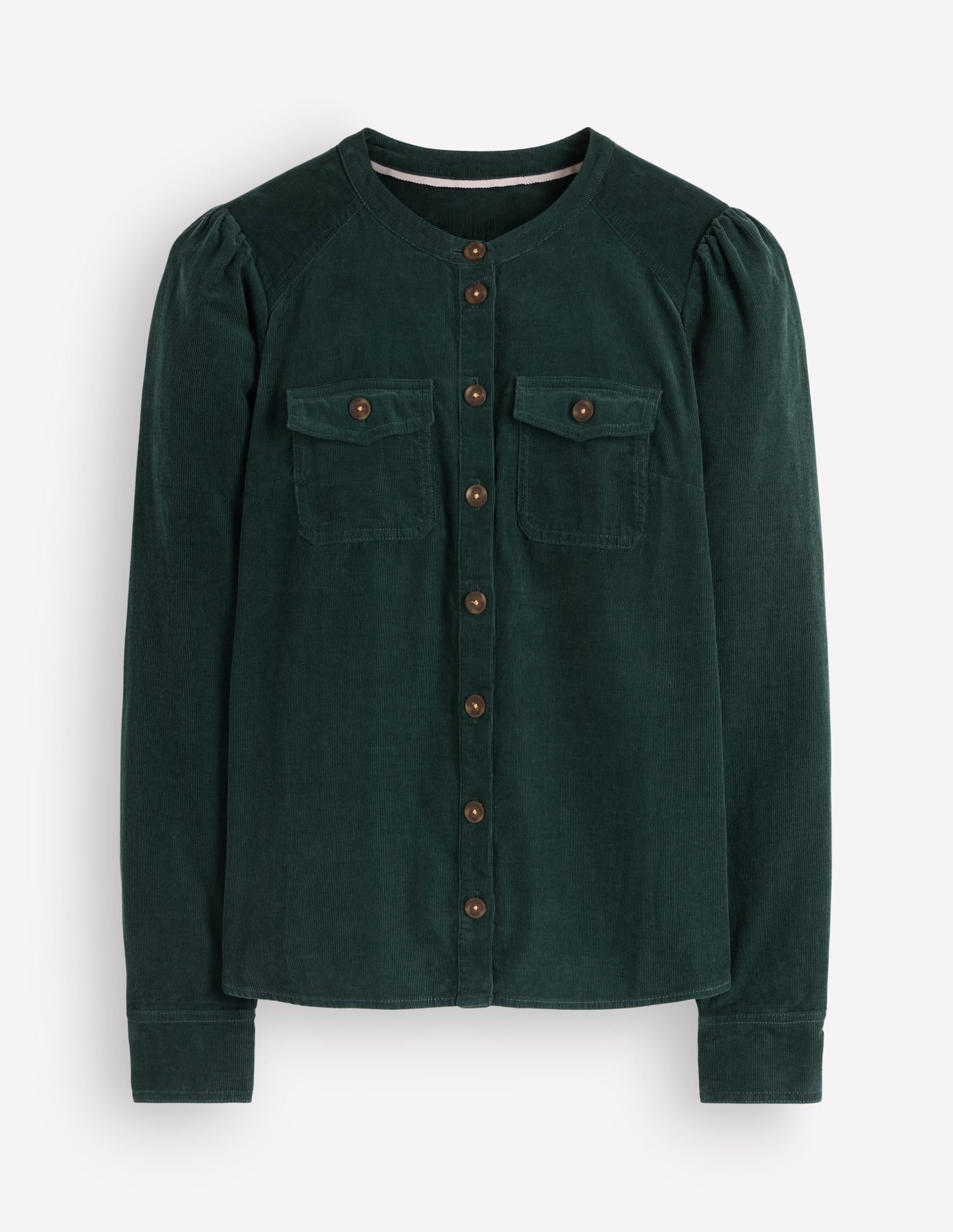 Thea Cord Shirt-Midnight Teal - Image 5