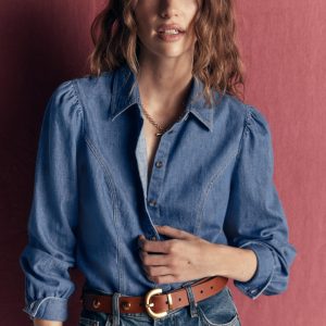 Sky Denim Shirt-Light Vintage