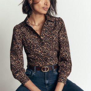 Sky Cord Shirt-Multi. Brushed Animal Small