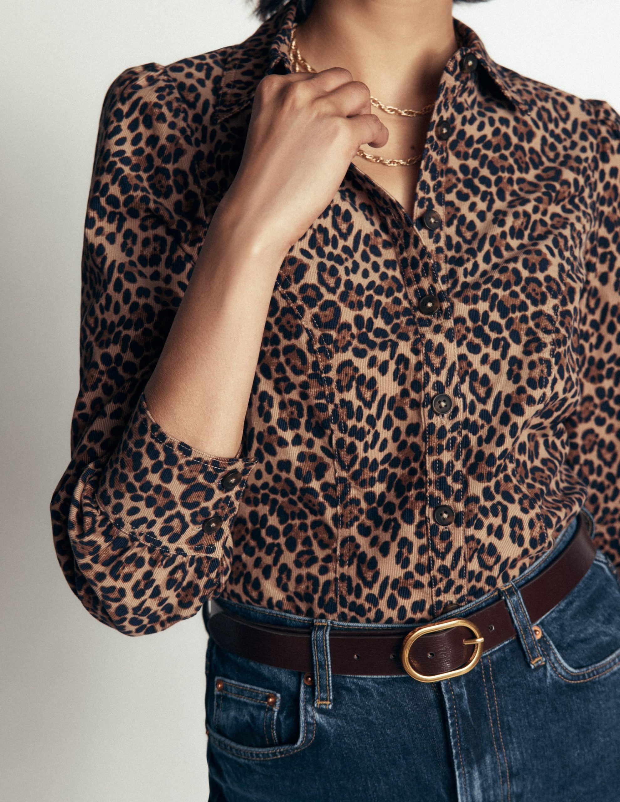 Sky Cord Shirt-Multi. Brushed Animal Small - Image 2