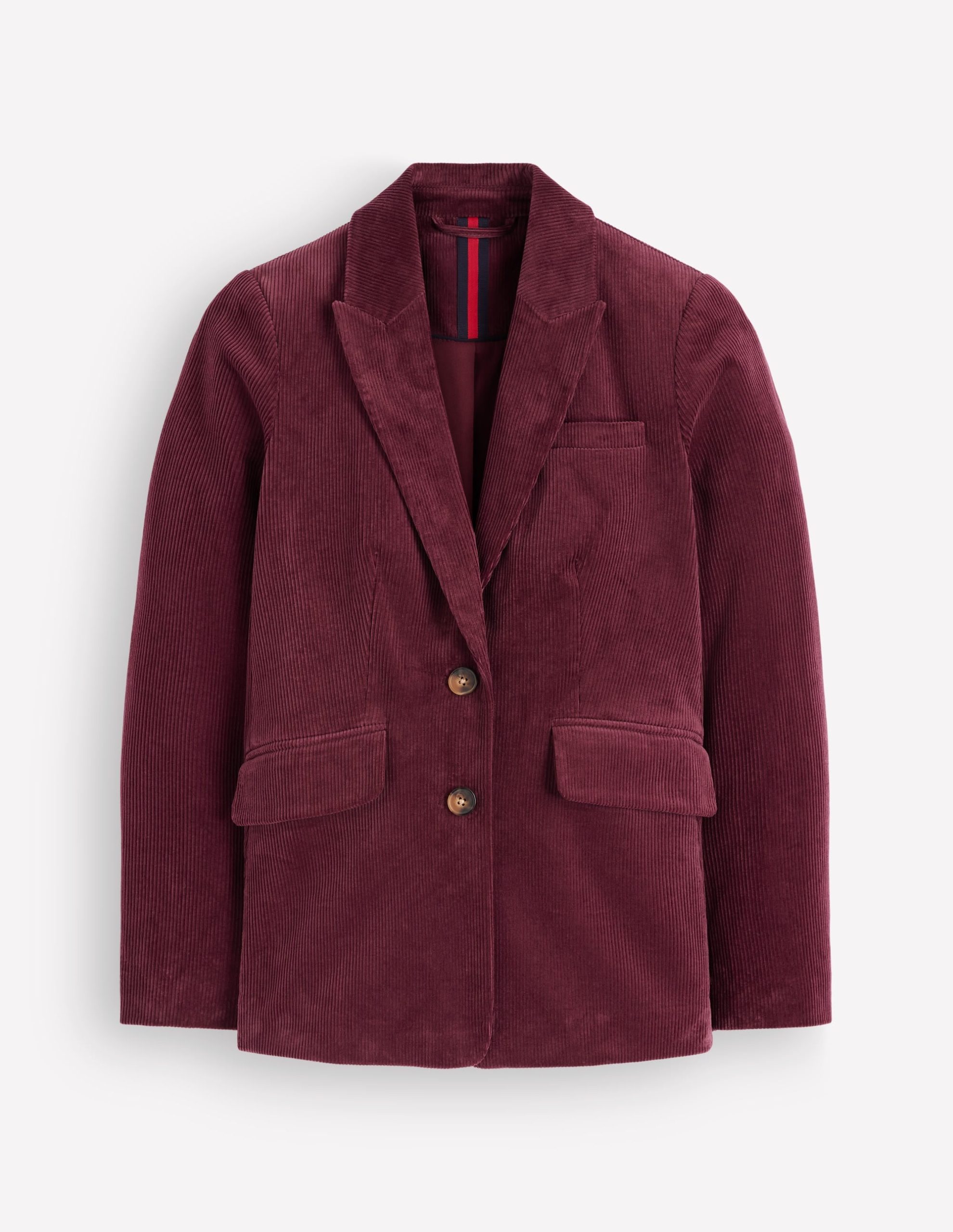Stamford Cord Blazer-Dark Crimson - Image 7