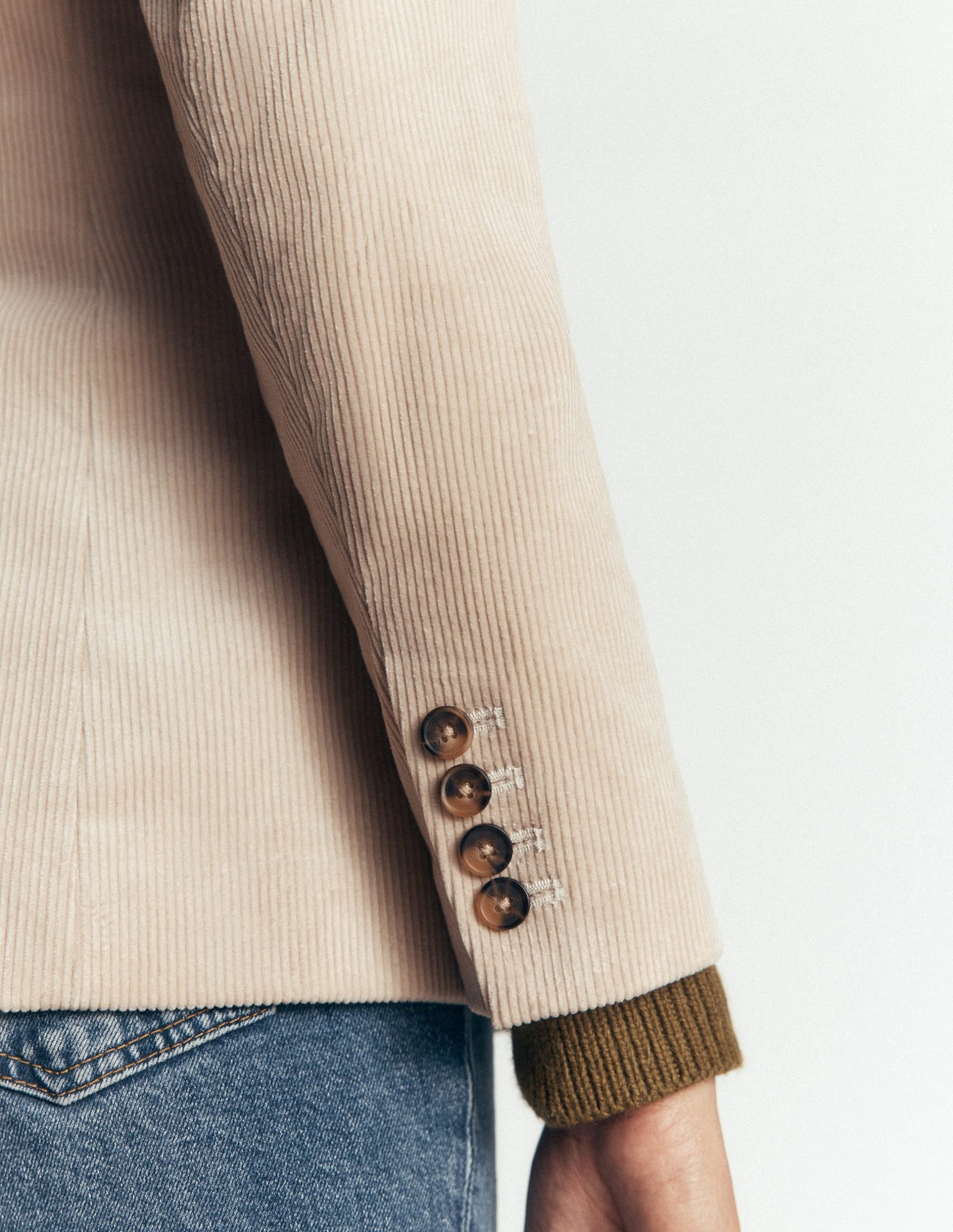 Stamford Cord Blazer-Latte - Image 6