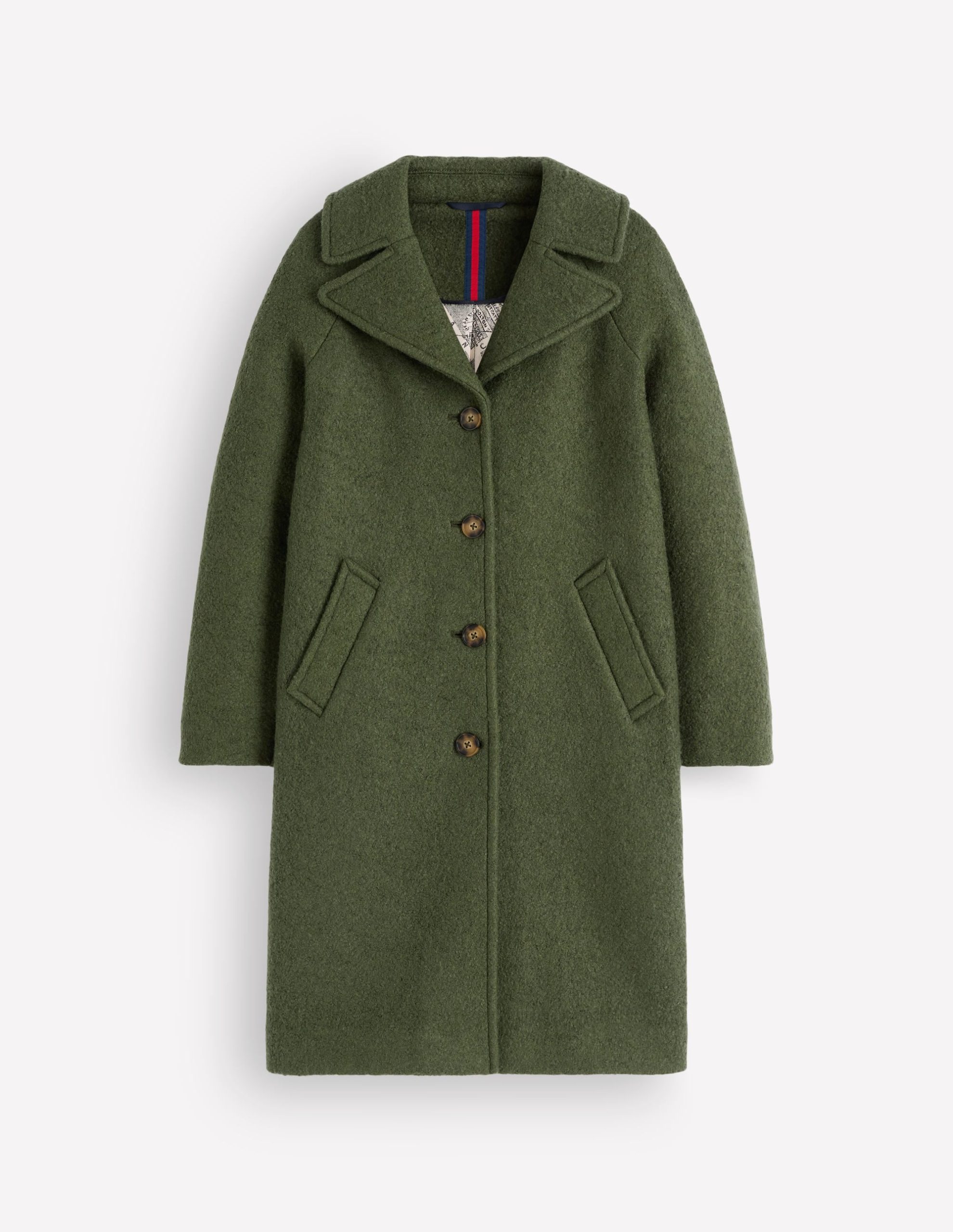Cotswold Wool Coat-Hunter Green - Image 6
