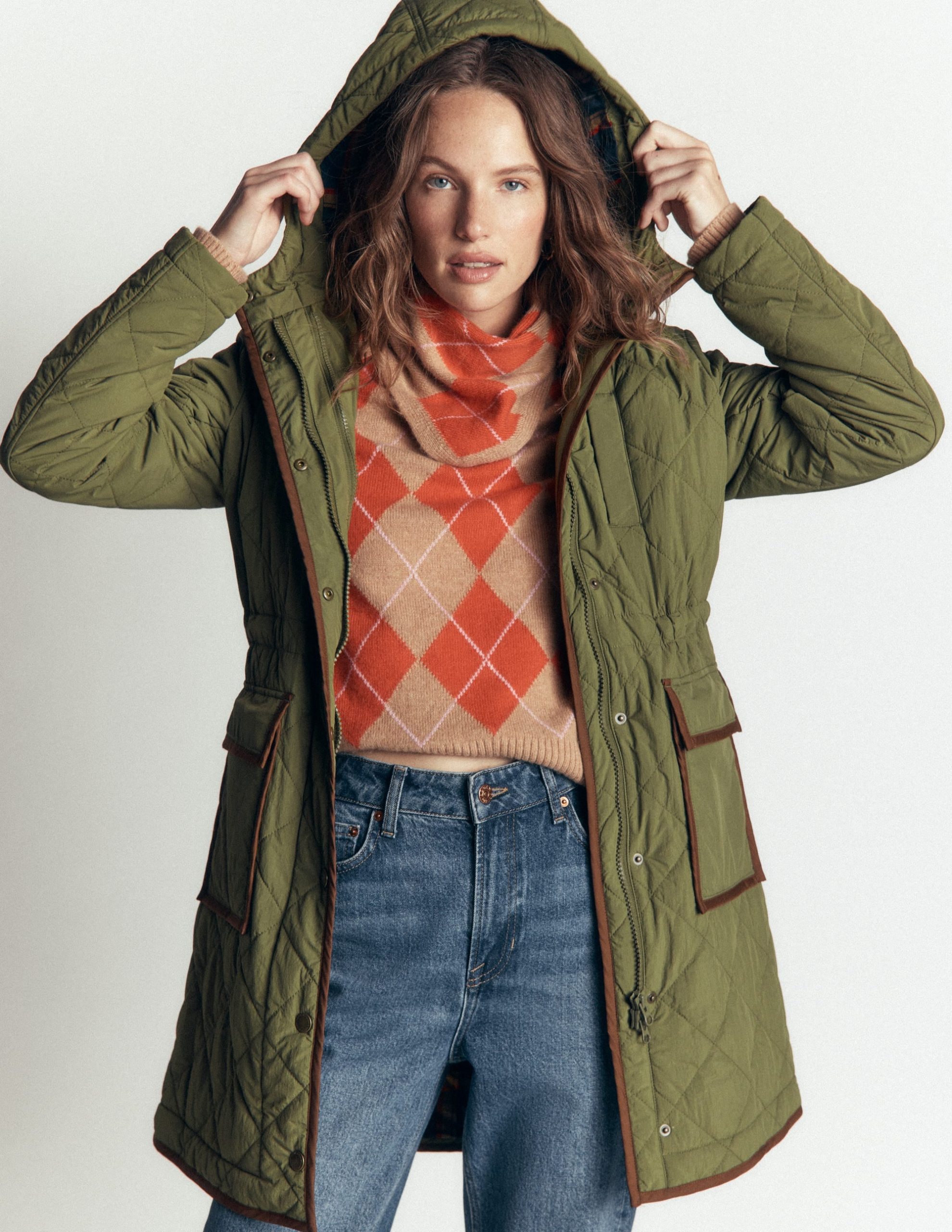 Quilted 4-in-1 Parka-Woodland Green - Image 2