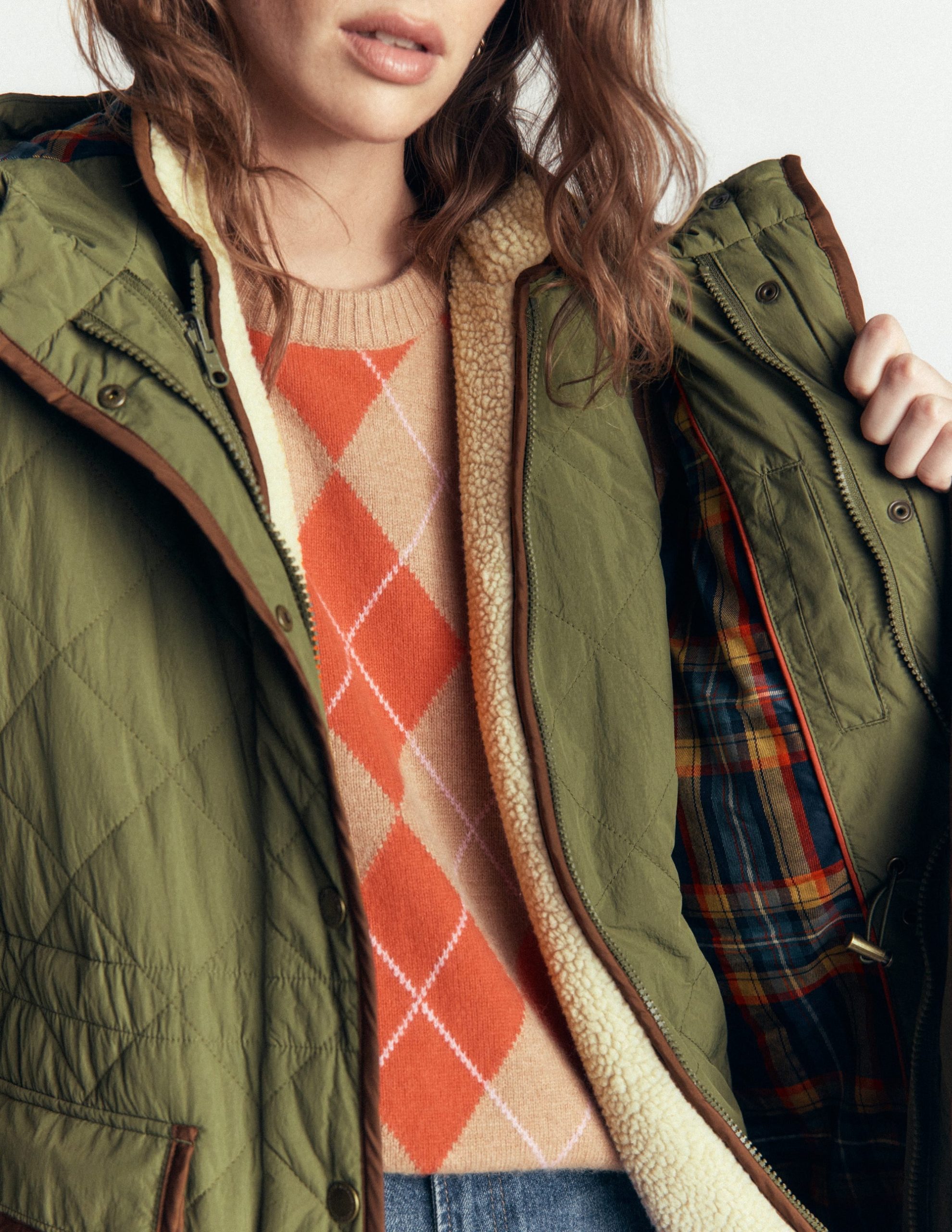 Quilted 4-in-1 Parka-Woodland Green - Image 3