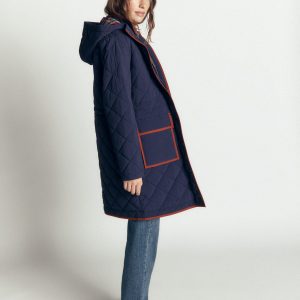 Quilted 4-in-1 Parka-Navy