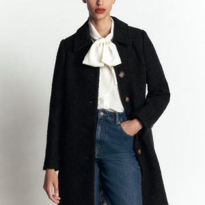 Aylesford Wool Coat-Black