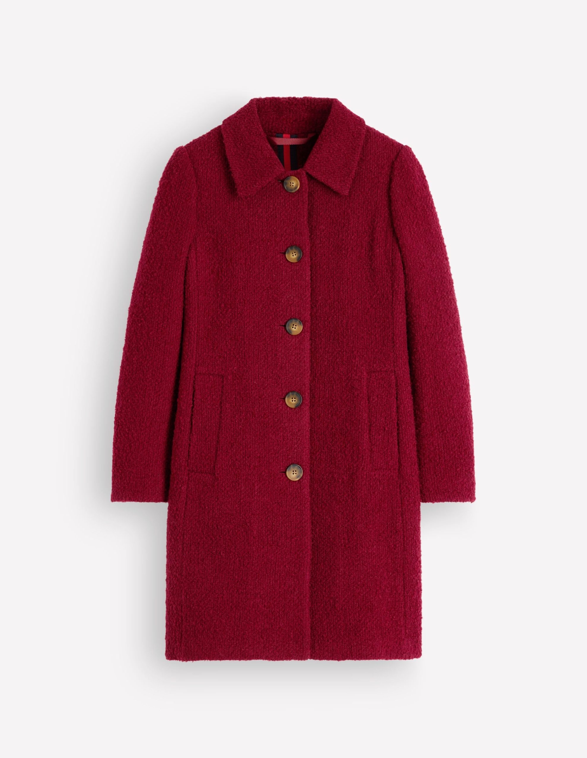 Aylesford Wool Coat-Vino - Image 7