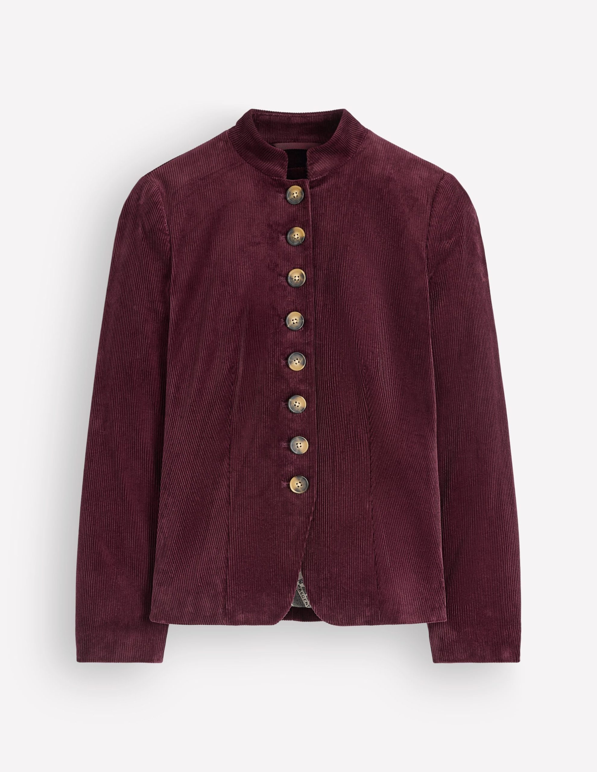 Hereford Military Cord Jacket-Dark Cherry - Image 6