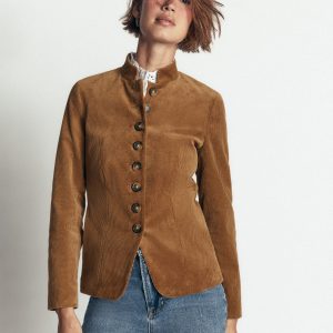 Hereford Military Cord Jacket-Gingerbread
