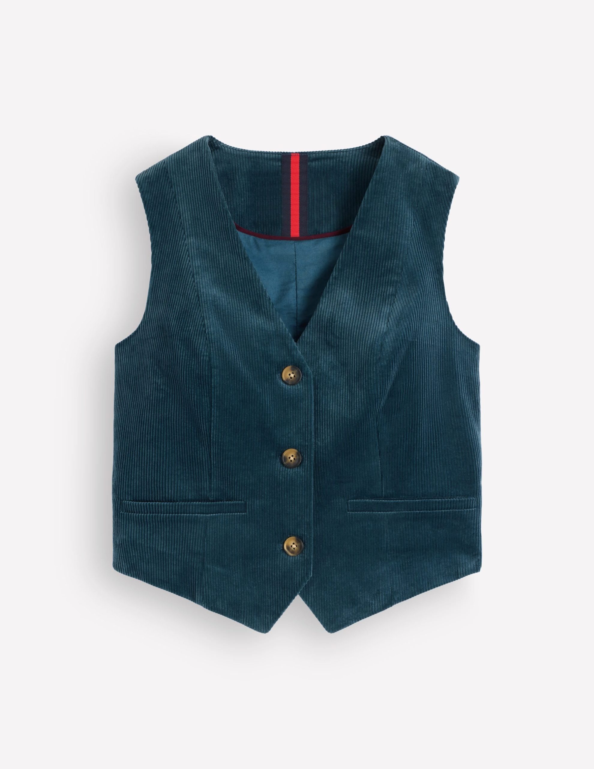 V-Neck Waistcoat-Storm Blue - Image 6