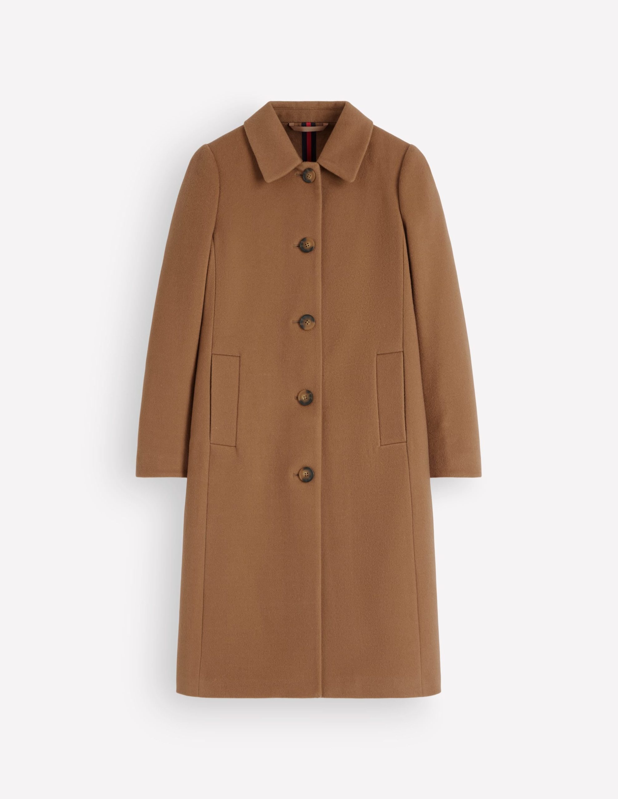 Aylesford Longline Coat-Camel Swooping Hearts - Image 6